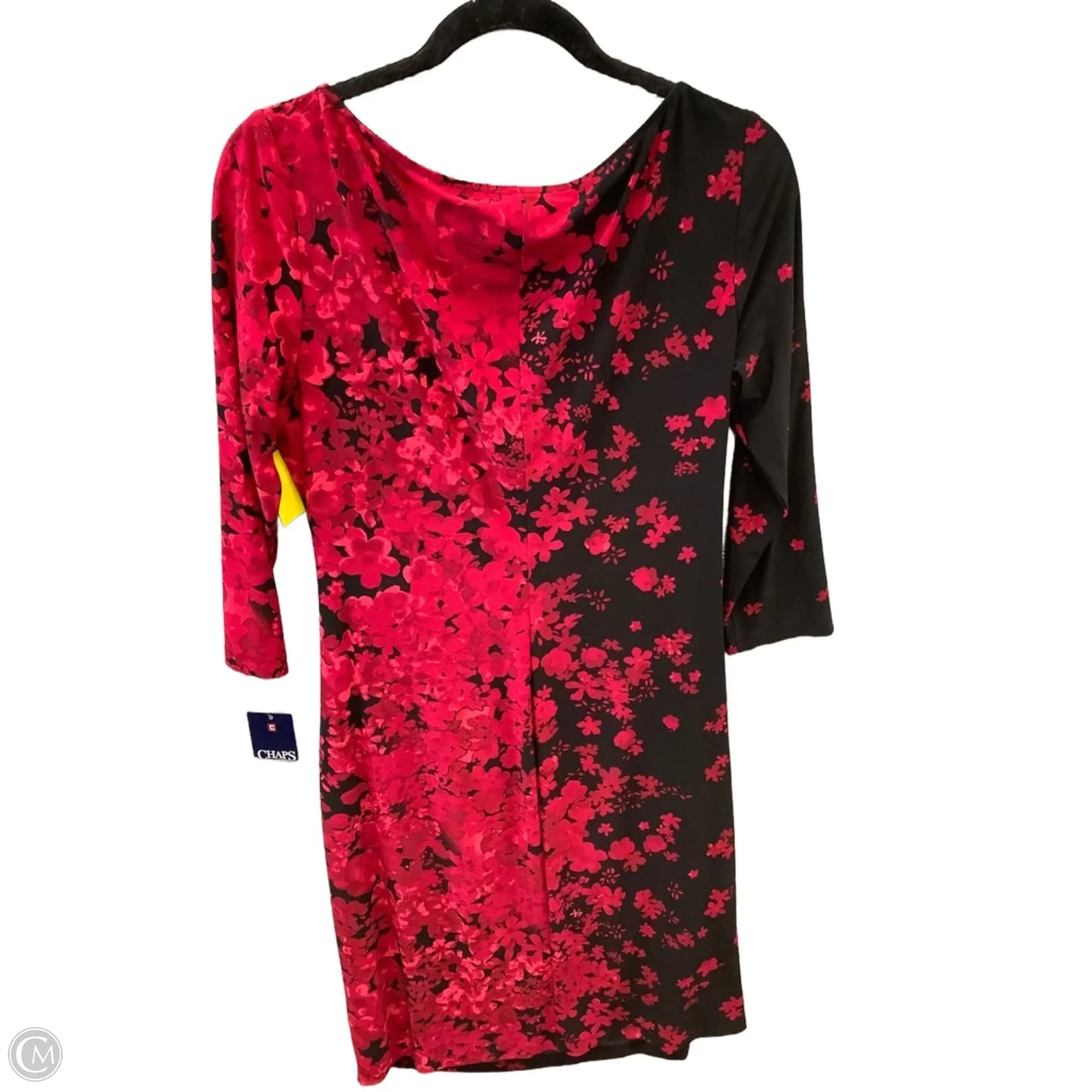 Dress Casual Short By Chaps In Black & Red, Size: L