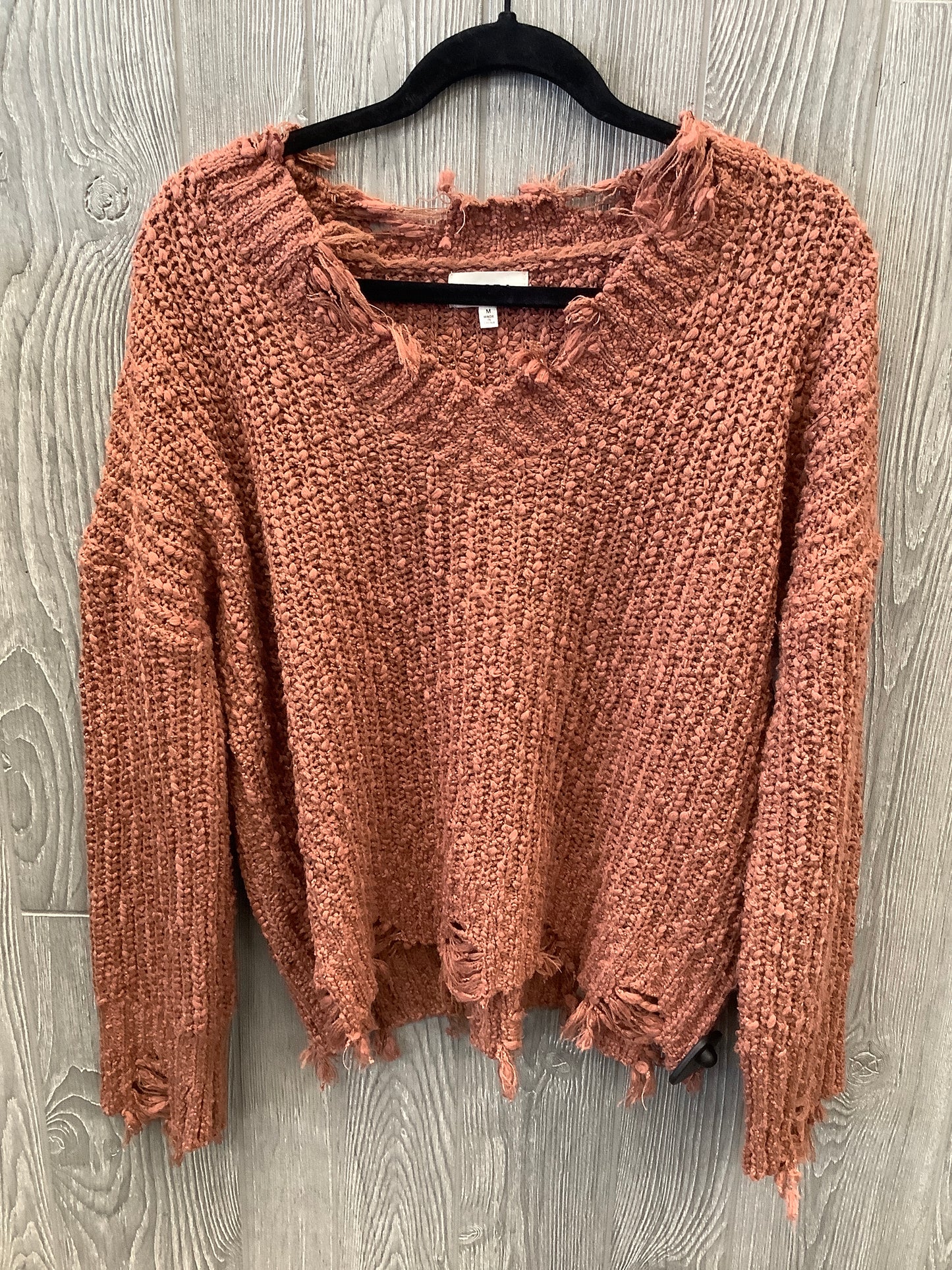 Sweater By Cmc In Brown, Size: M