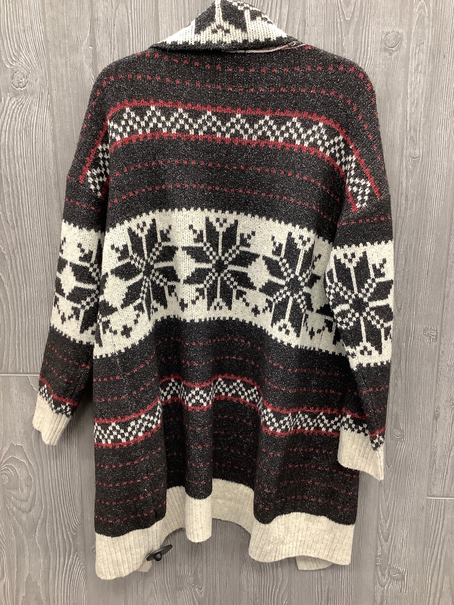 Sweater Cardigan By Maurices In Grey, Size: M