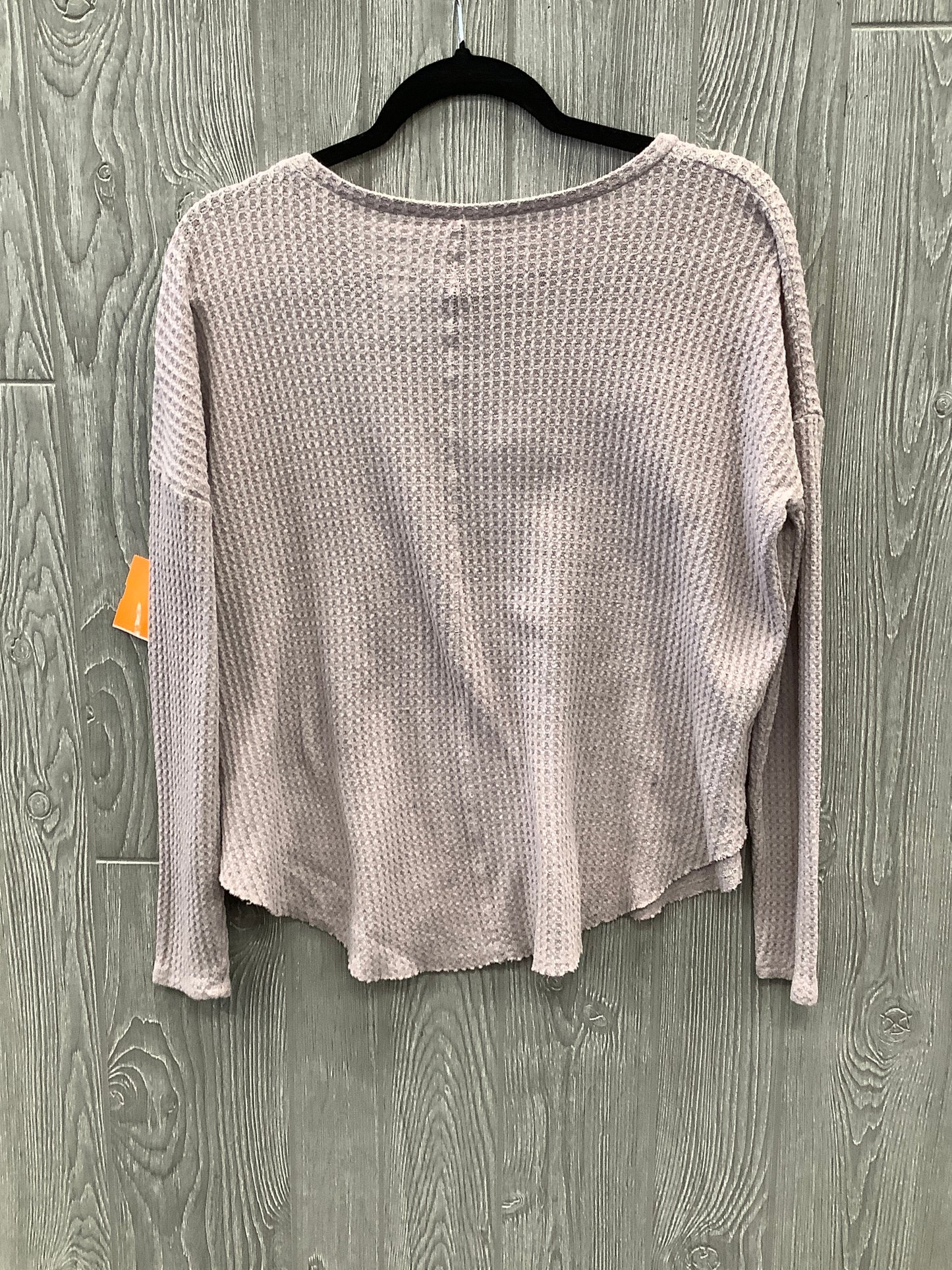 Top Long Sleeve By American Eagle In Purple, Size: S