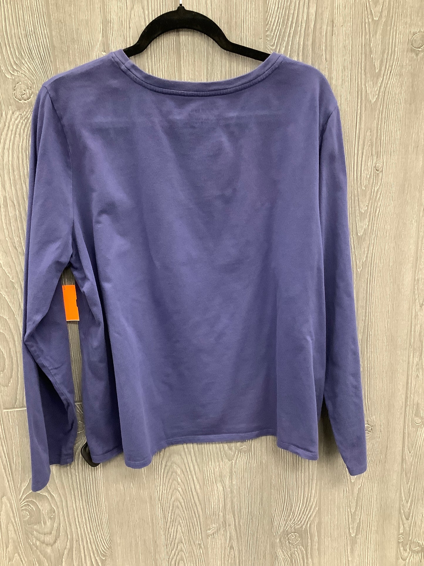 Top Long Sleeve By L.l. Bean In Blue, Size: Xl