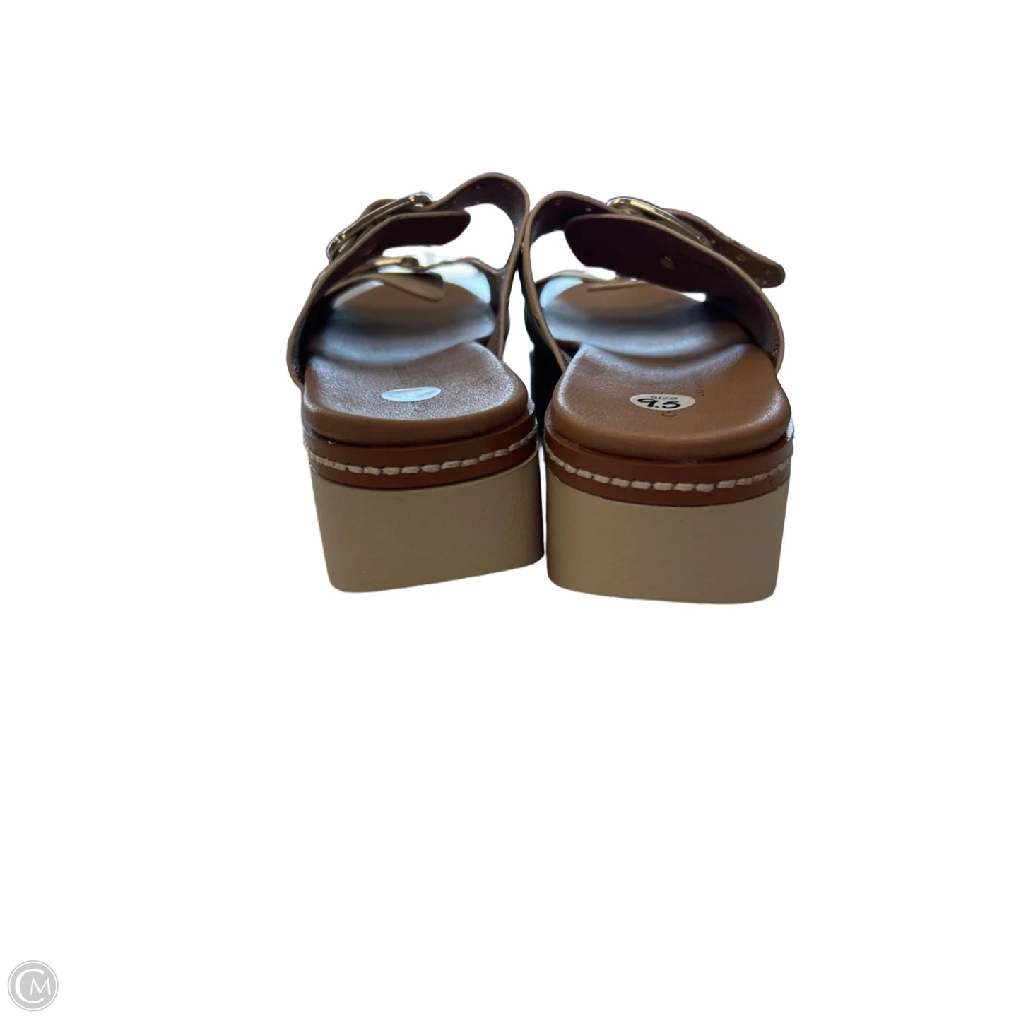 Sandals Heels Platform By Chinese Laundry In Tan, Size: 9.5