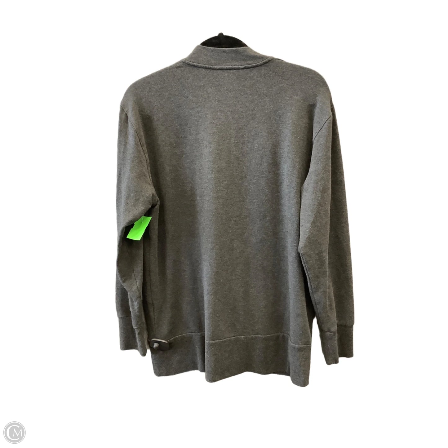 Athletic Top Long Sleeve Collar By Athleta In Grey, Size: M