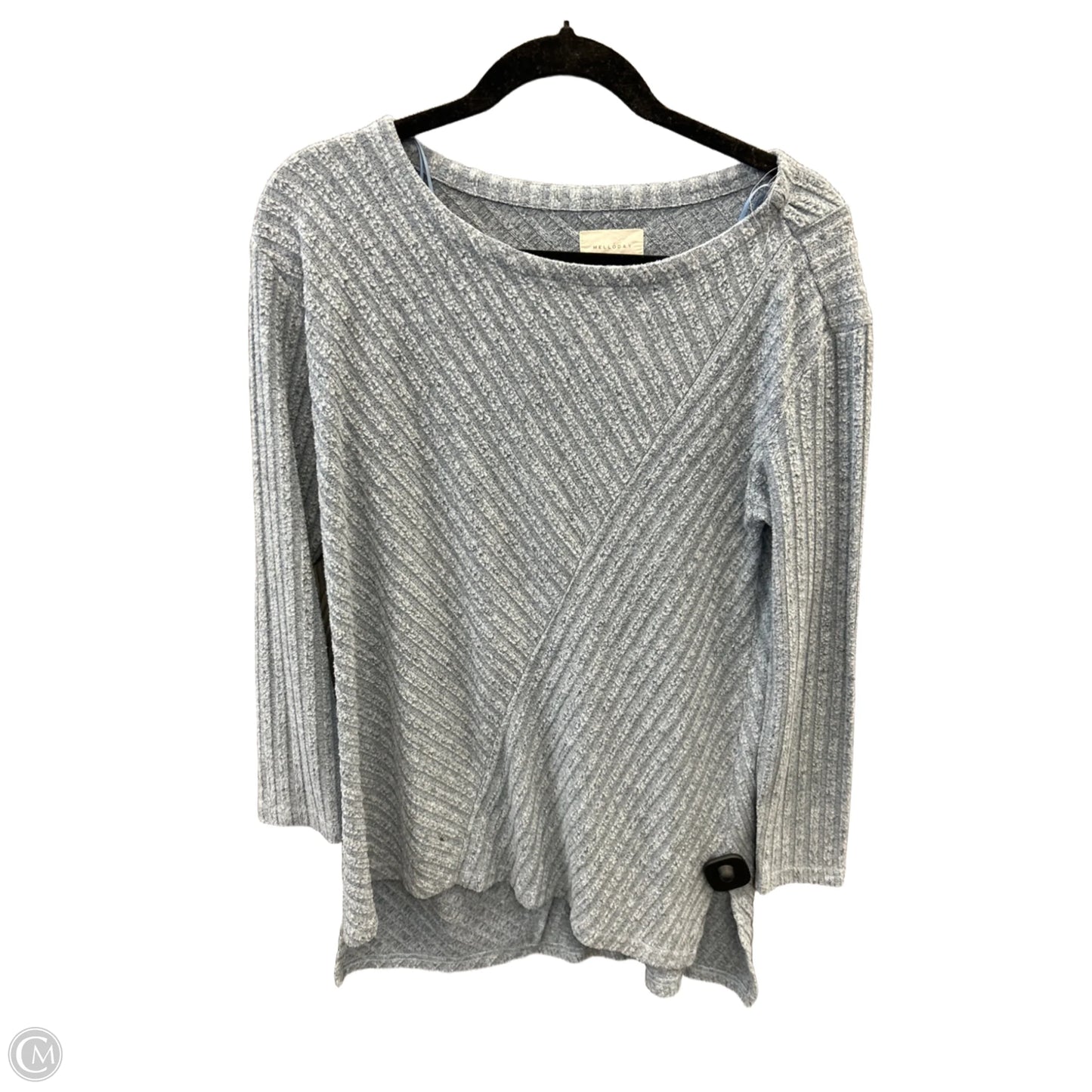 Top Long Sleeve By Melloday In Blue, Size: M