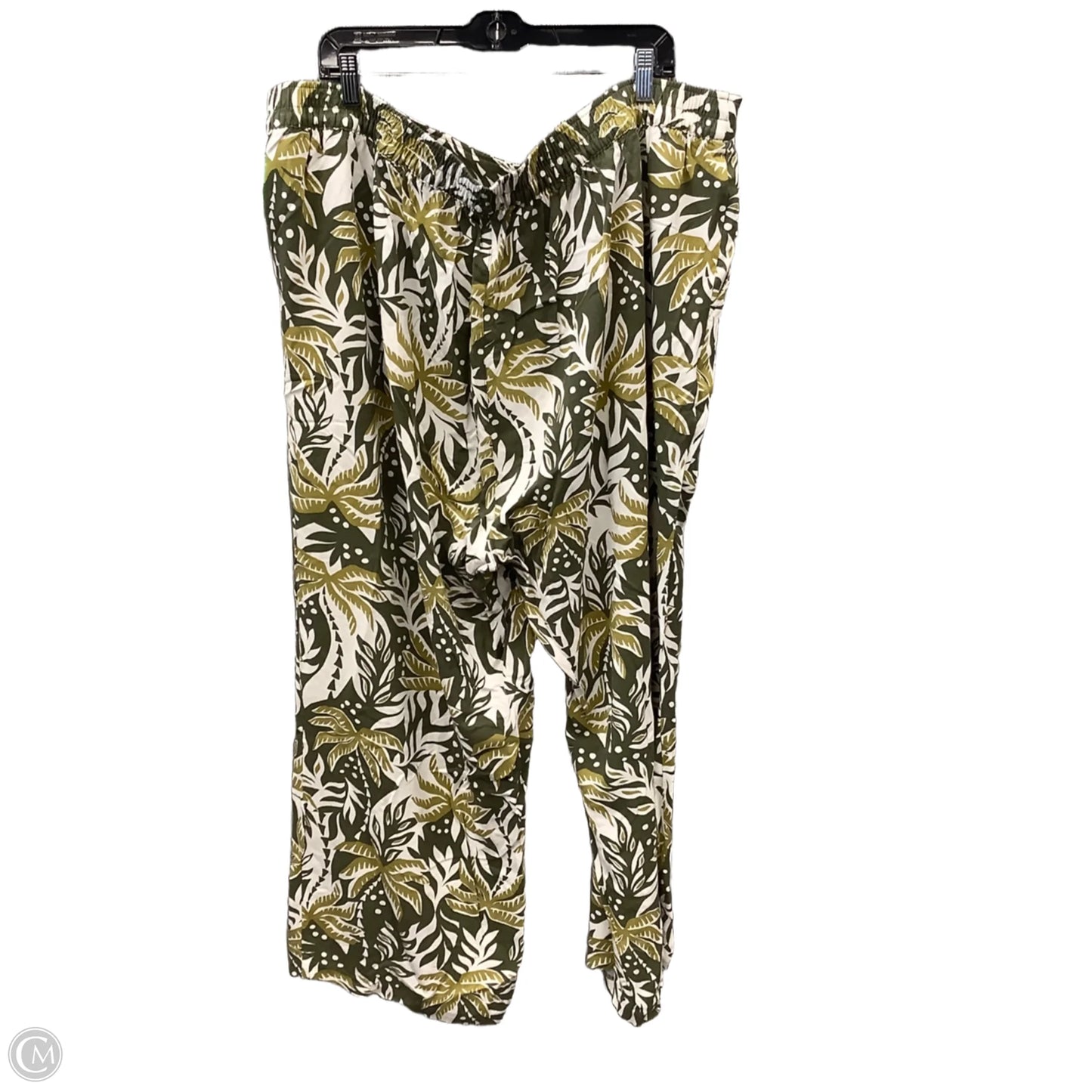 Pants Wide Leg By Old Navy In Green, Size: 3x