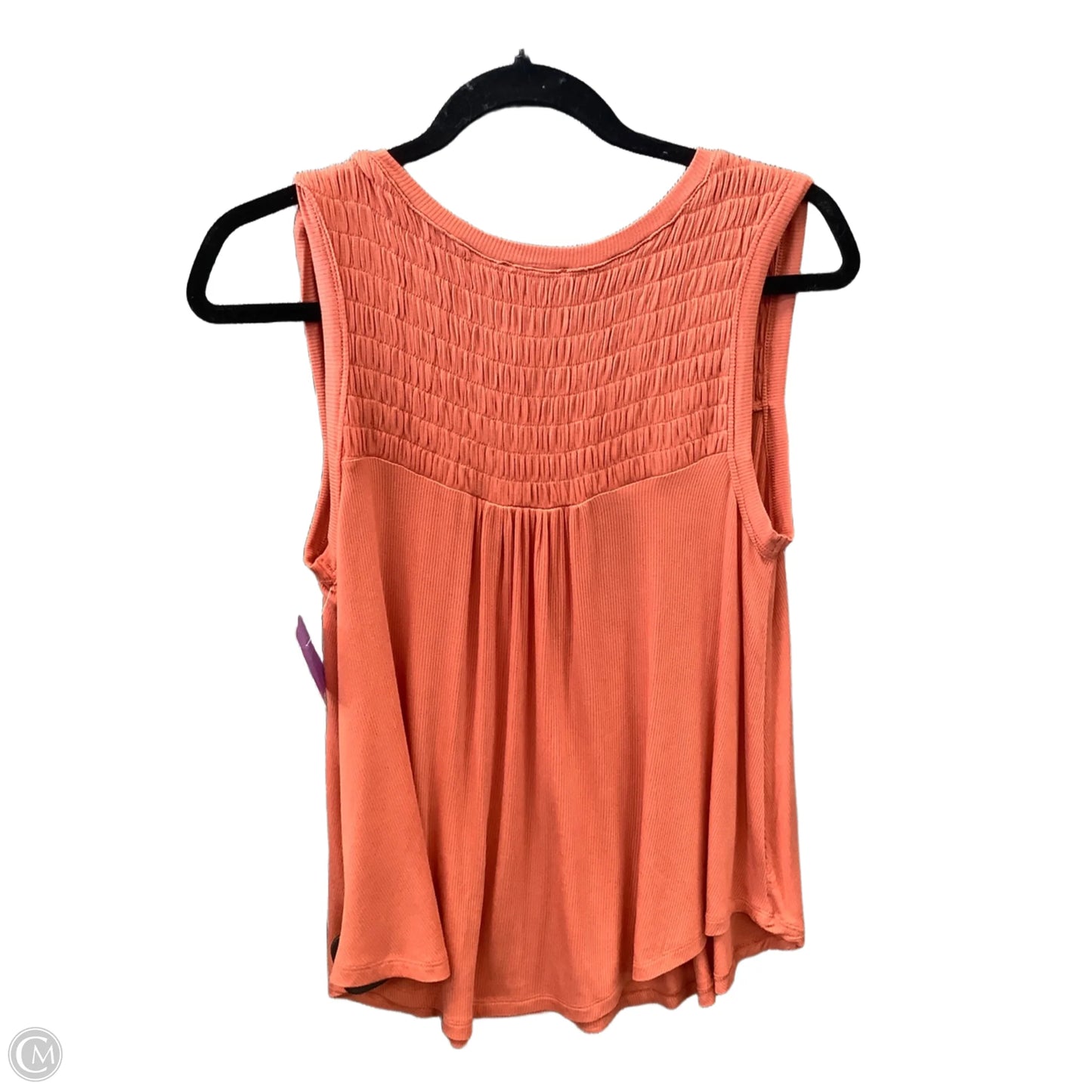 Top Sleeveless By Grace In Orange, Size: S