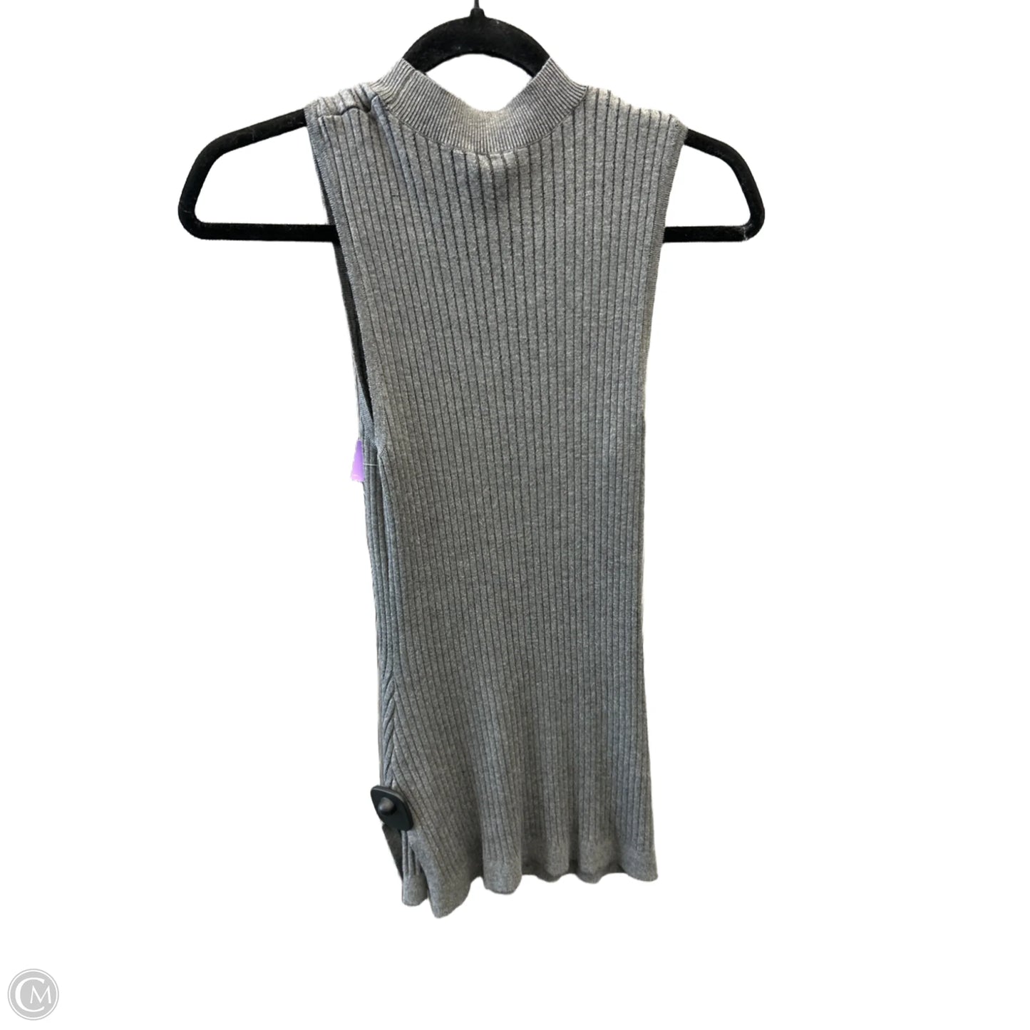 Top Sleeveless By Express In Grey, Size: M