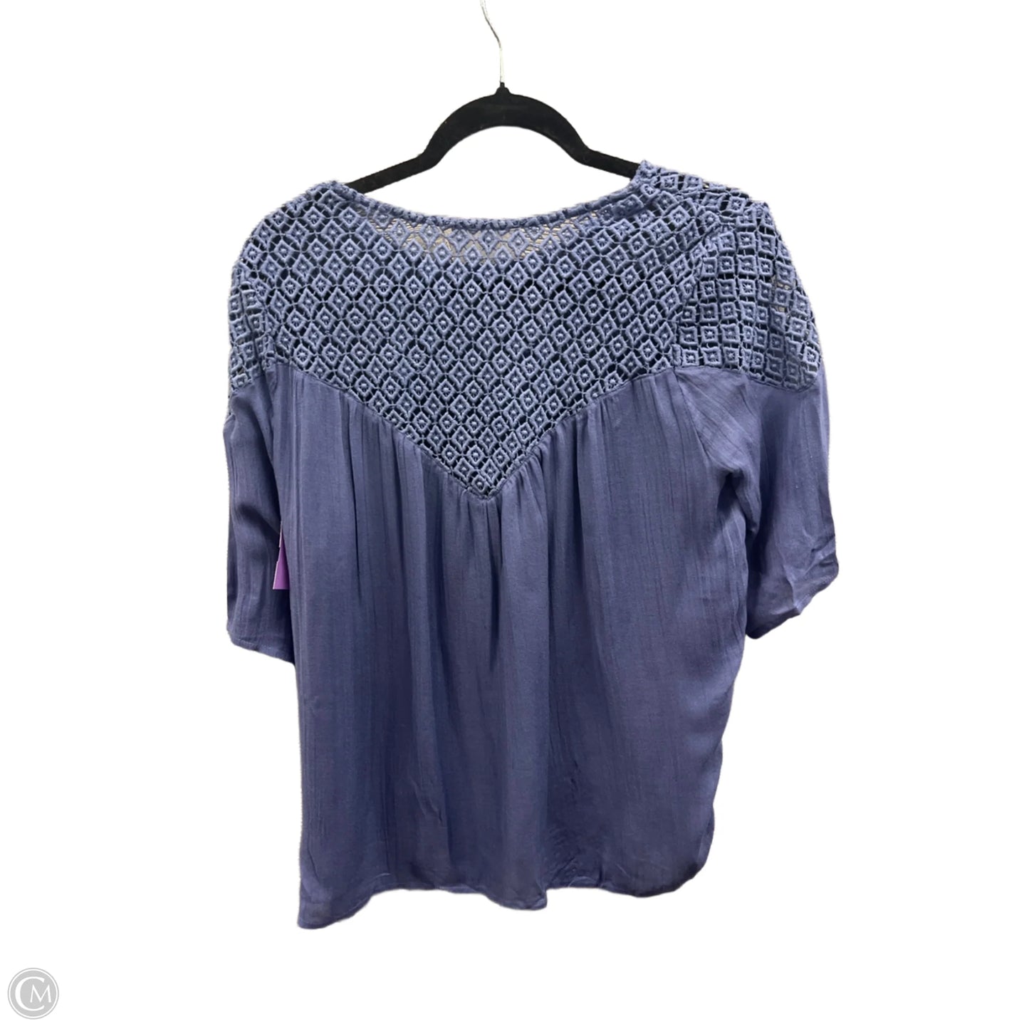 Top Short Sleeve By Clothes Mentor In Blue, Size: S