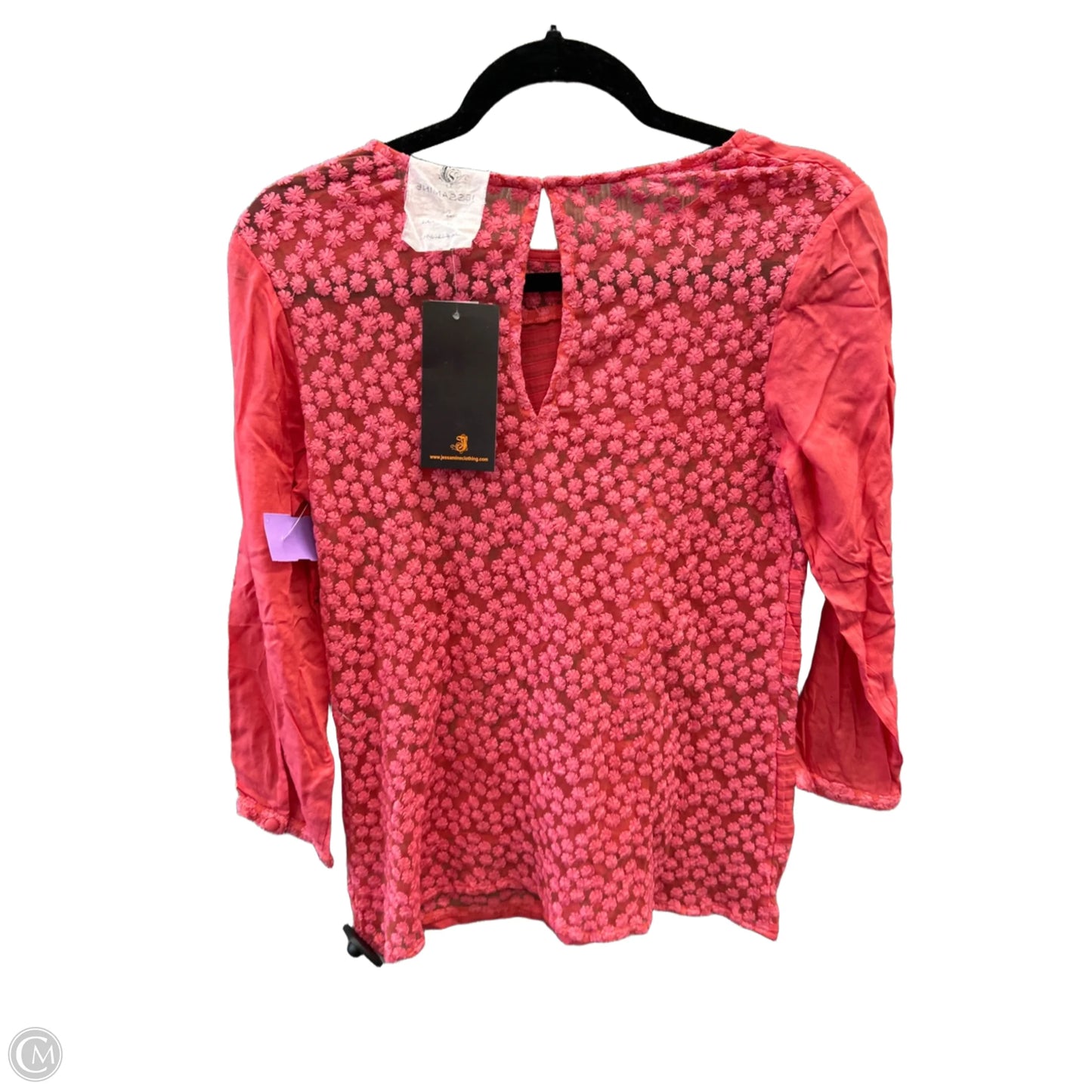Top Long Sleeve By Clothes Mentor In Coral, Size: S