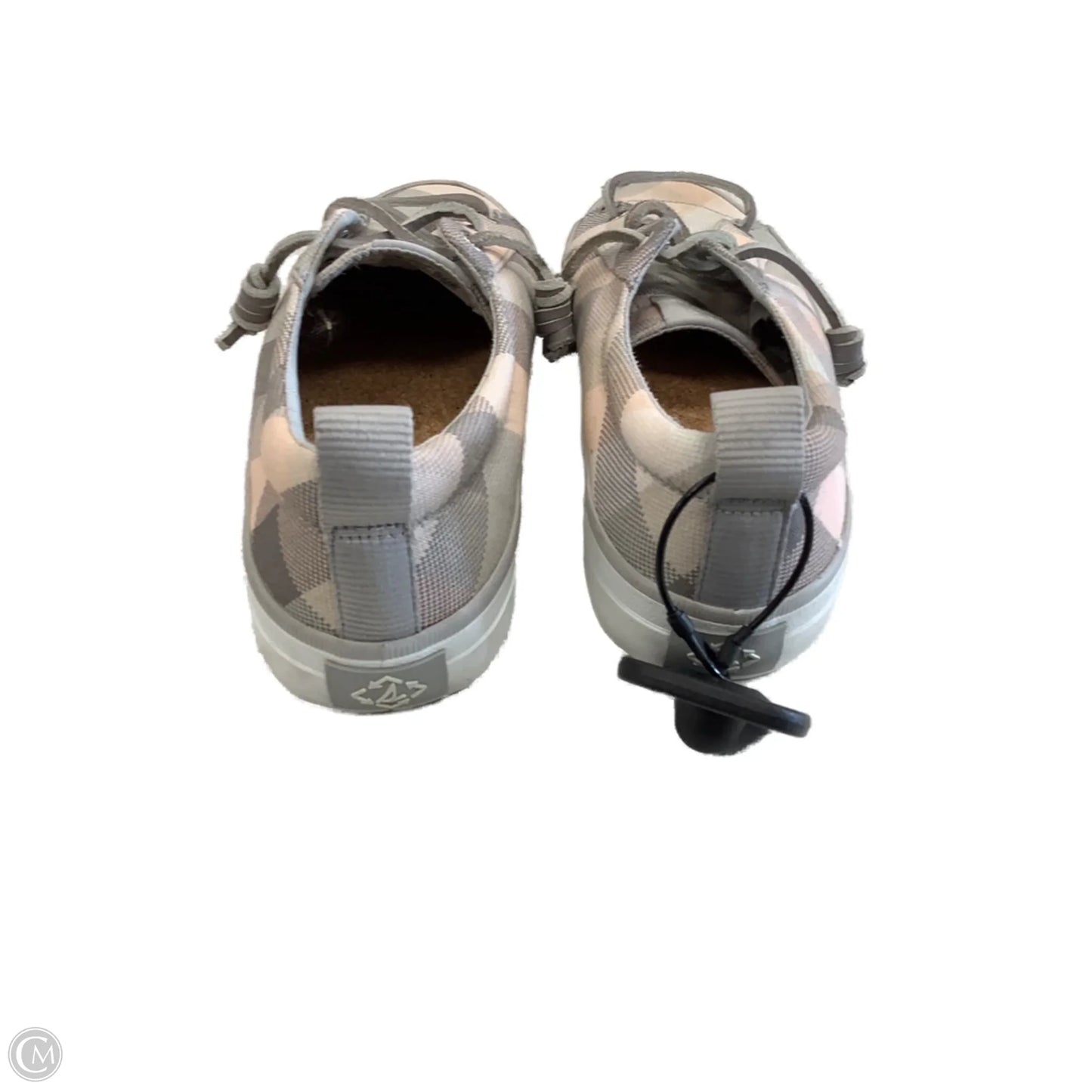Shoes Sneakers By Sperry In Grey & Pink, Size: 7