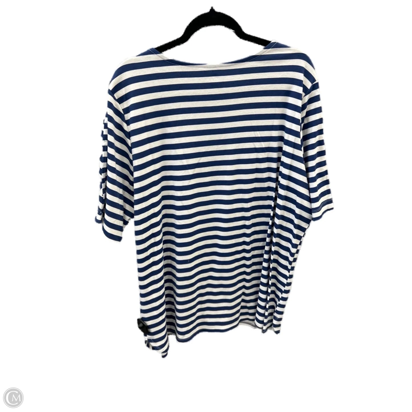 Top Short Sleeve By Ruby Rd In Navy, Size: 3x