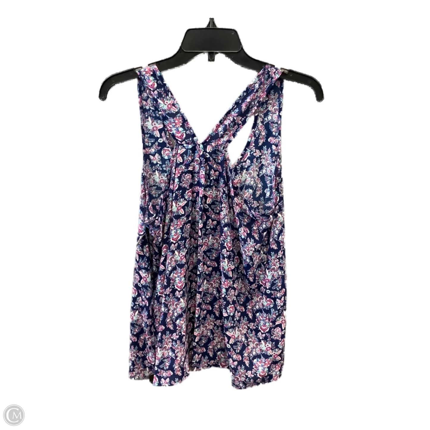 Top Sleeveless By Pink Rose In Blue, Size: Xl