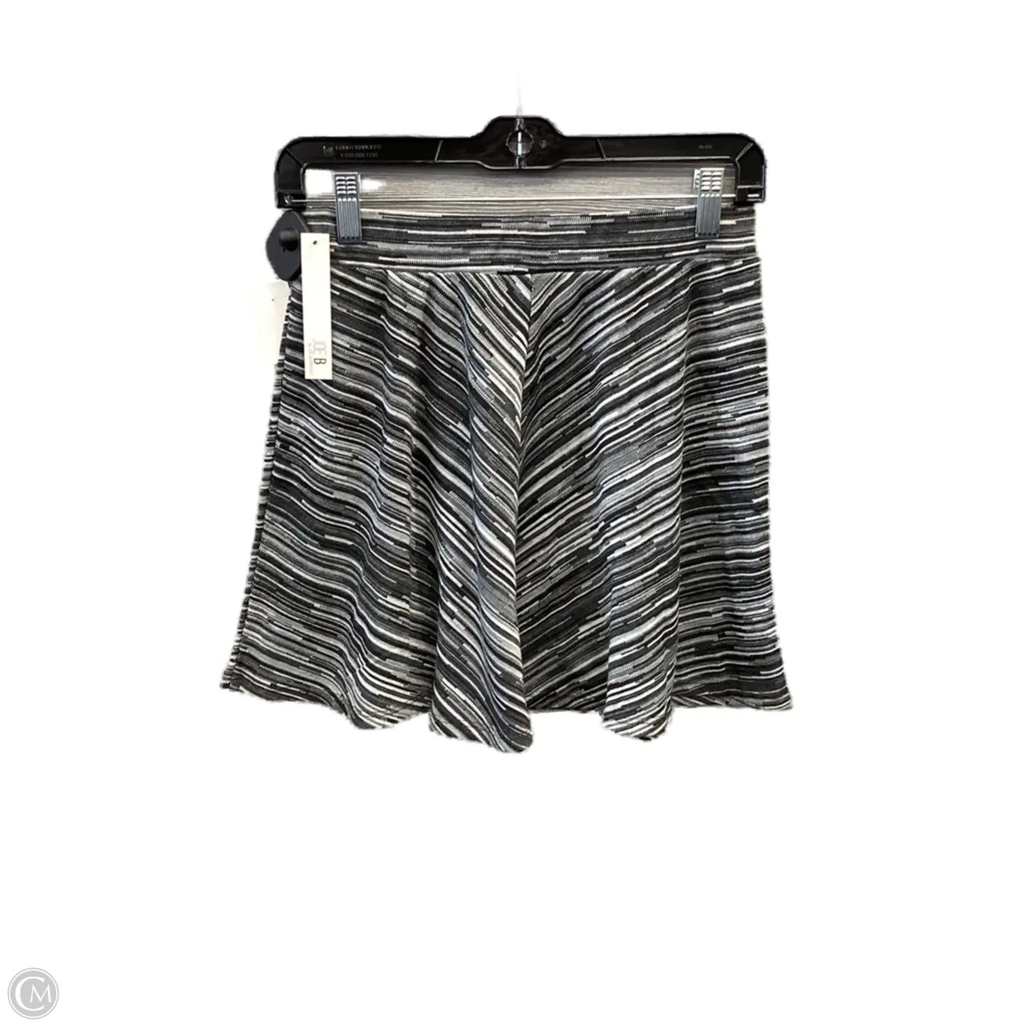 Skirt Mini & Short By Joe B In Black & White, Size: 8