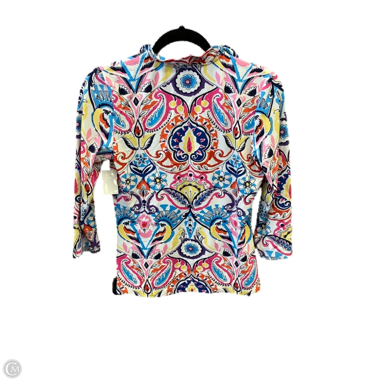 Top Long Sleeve By J Mclaughlin In Multi-colored, Size: S