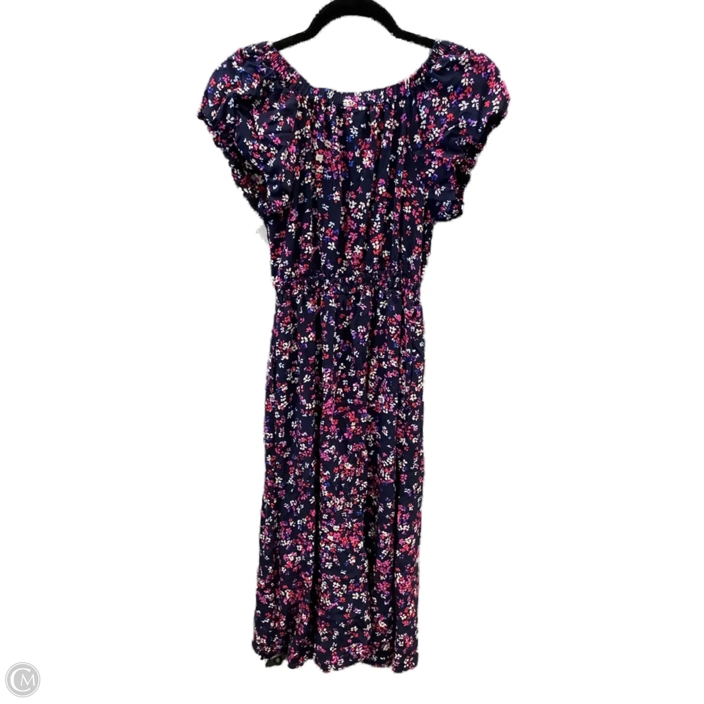 Dress Casual Midi By Gap In Navy, Size: Xs