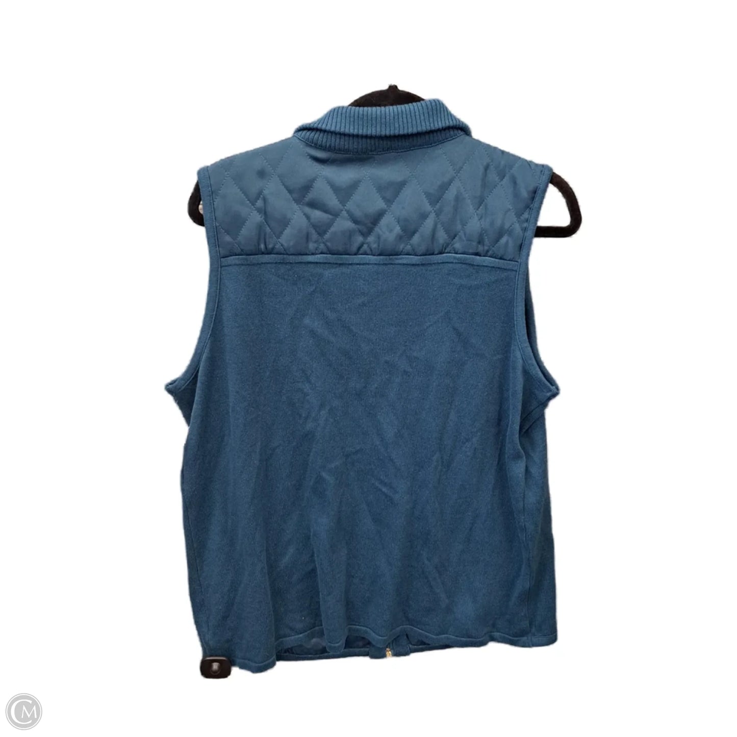 Vest Other By Susan Graver In Teal, Size: L