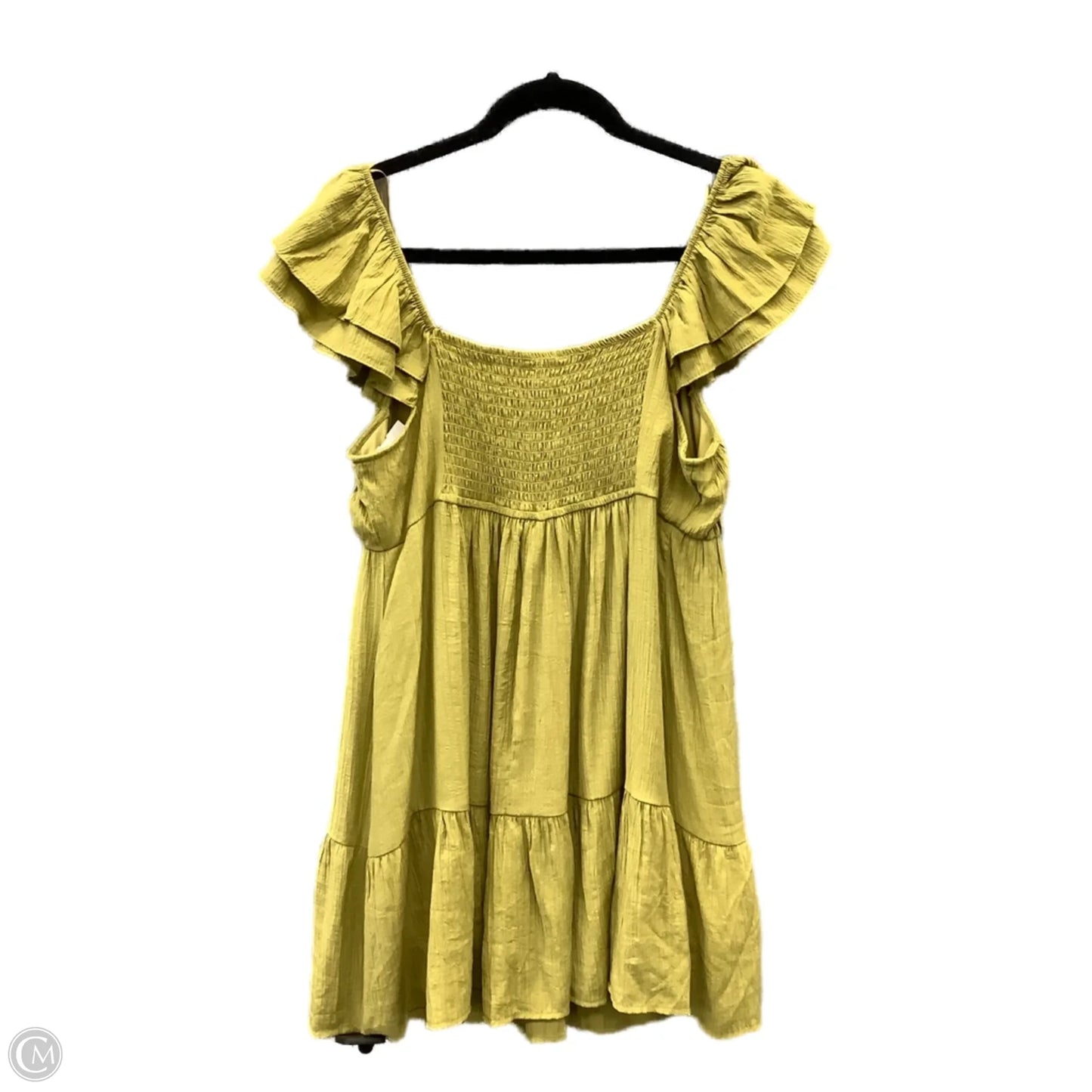 Dress Casual Short By Blu Pepper In Green, Size: L