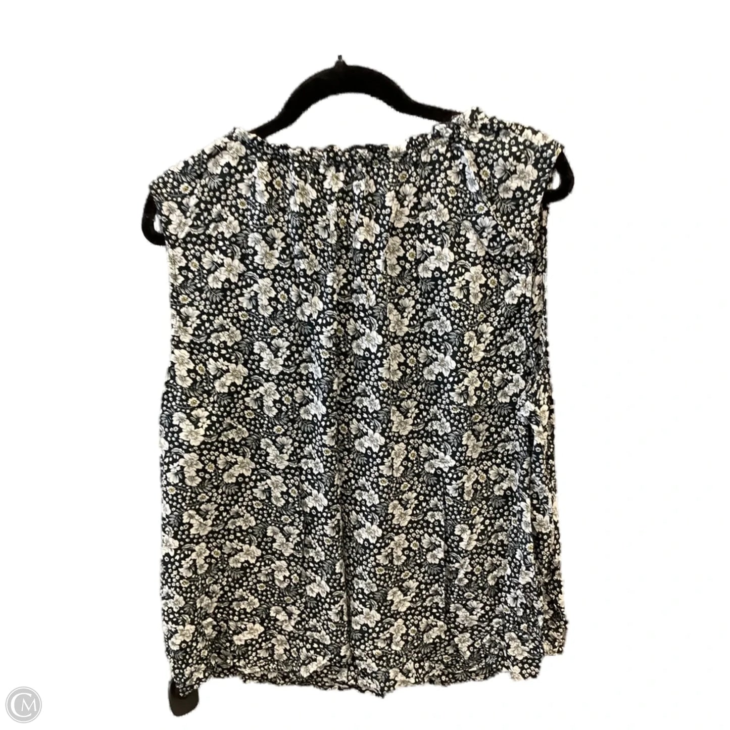 Top Sleeveless By Workshop In Blue, Size: 2x