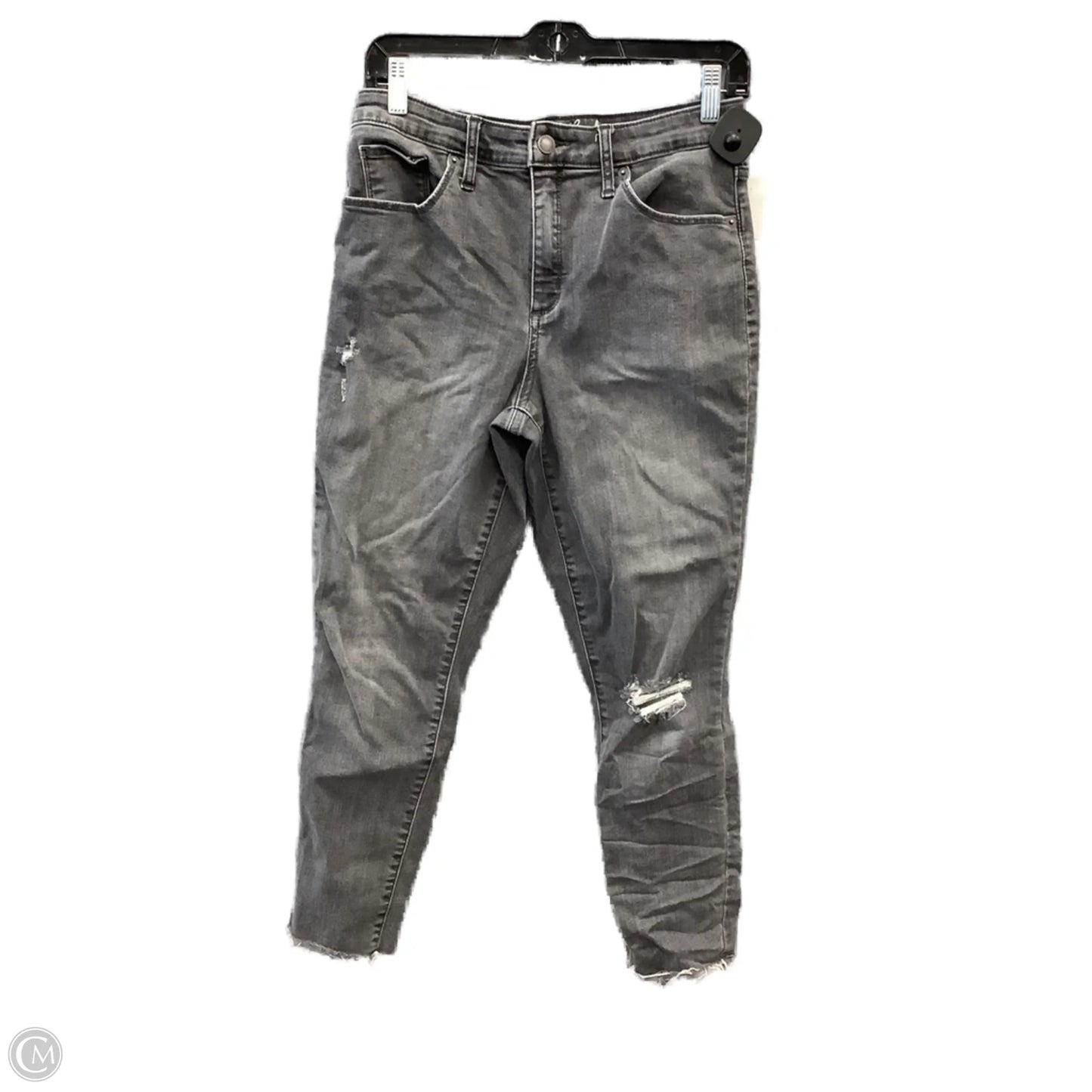 Jeans Skinny By Universal Thread In Black Denim, Size: 10p
