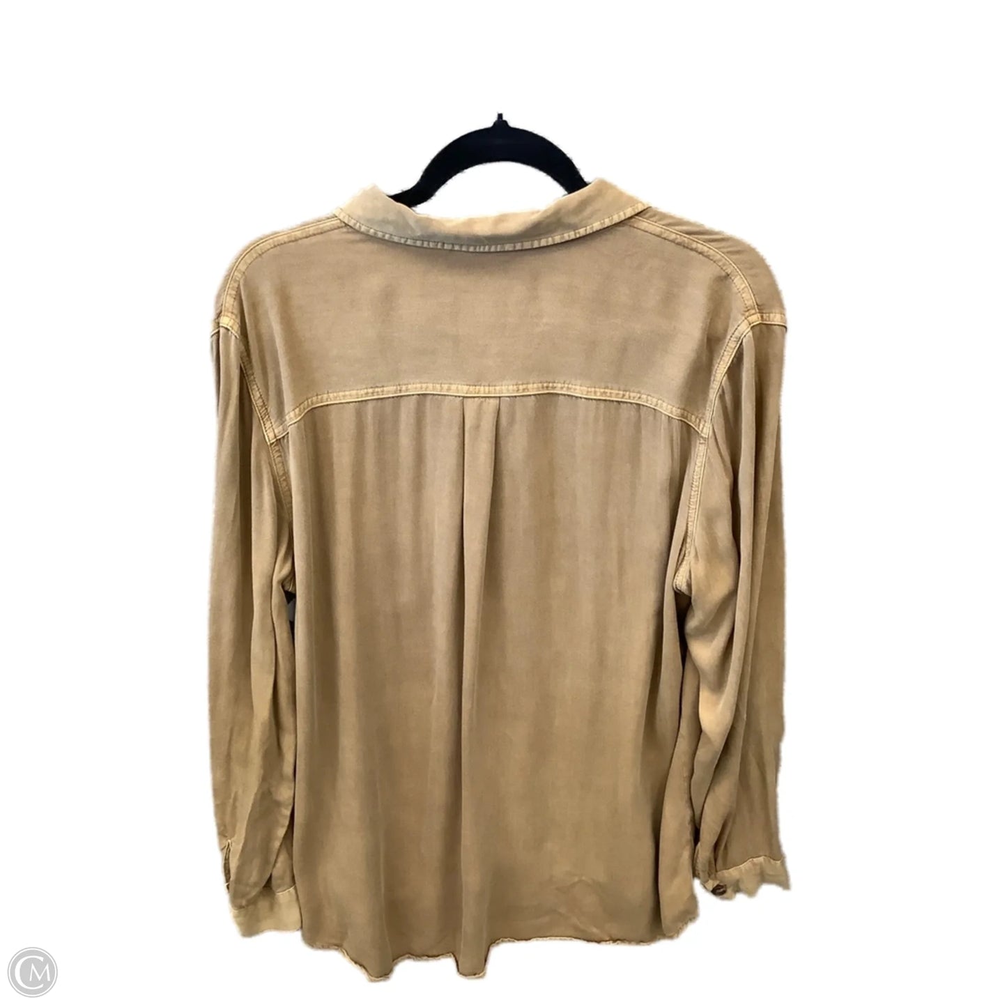 Top Long Sleeve By Maurices In Yellow, Size: Xl