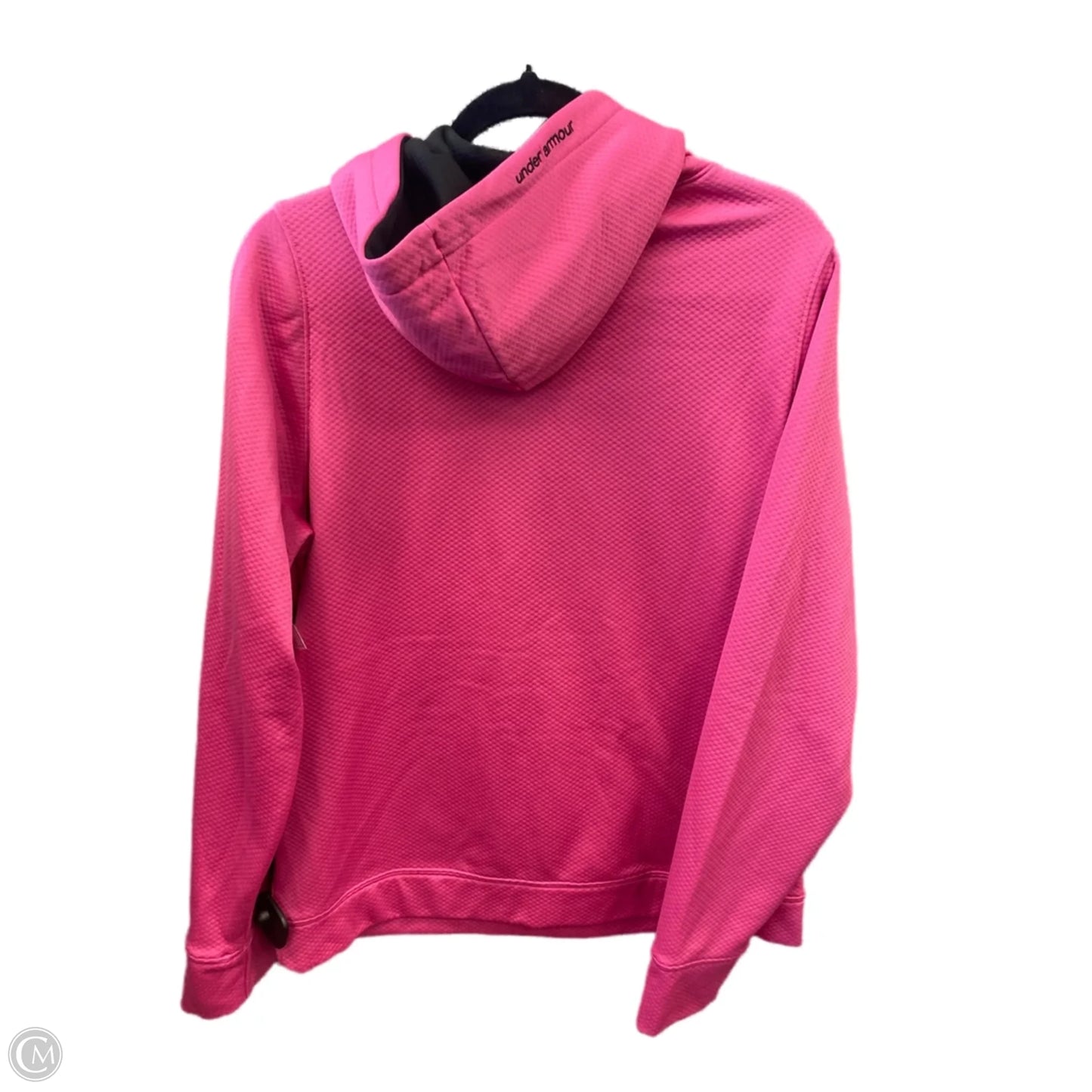Athletic Sweatshirt Hoodie By Under Armour In Pink, Size: L