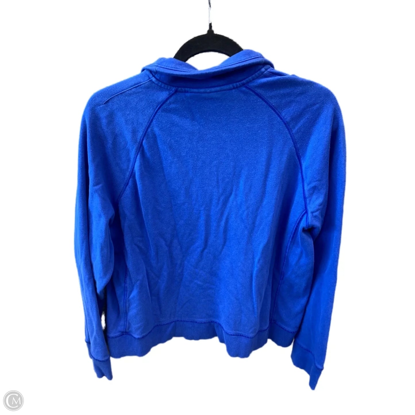 Athletic Sweatshirt Collar By Under Armour In Blue, Size: L