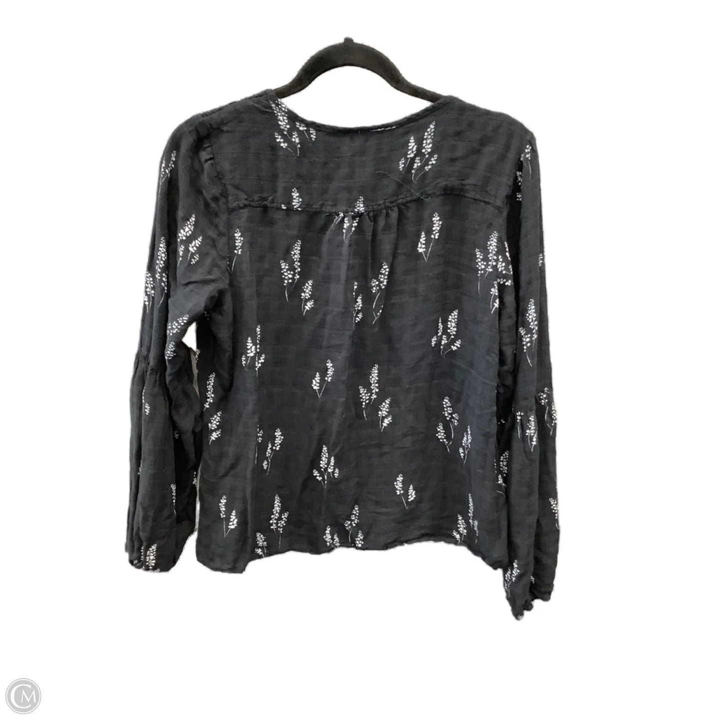 Top Long Sleeve By Universal Thread In Black, Size: M