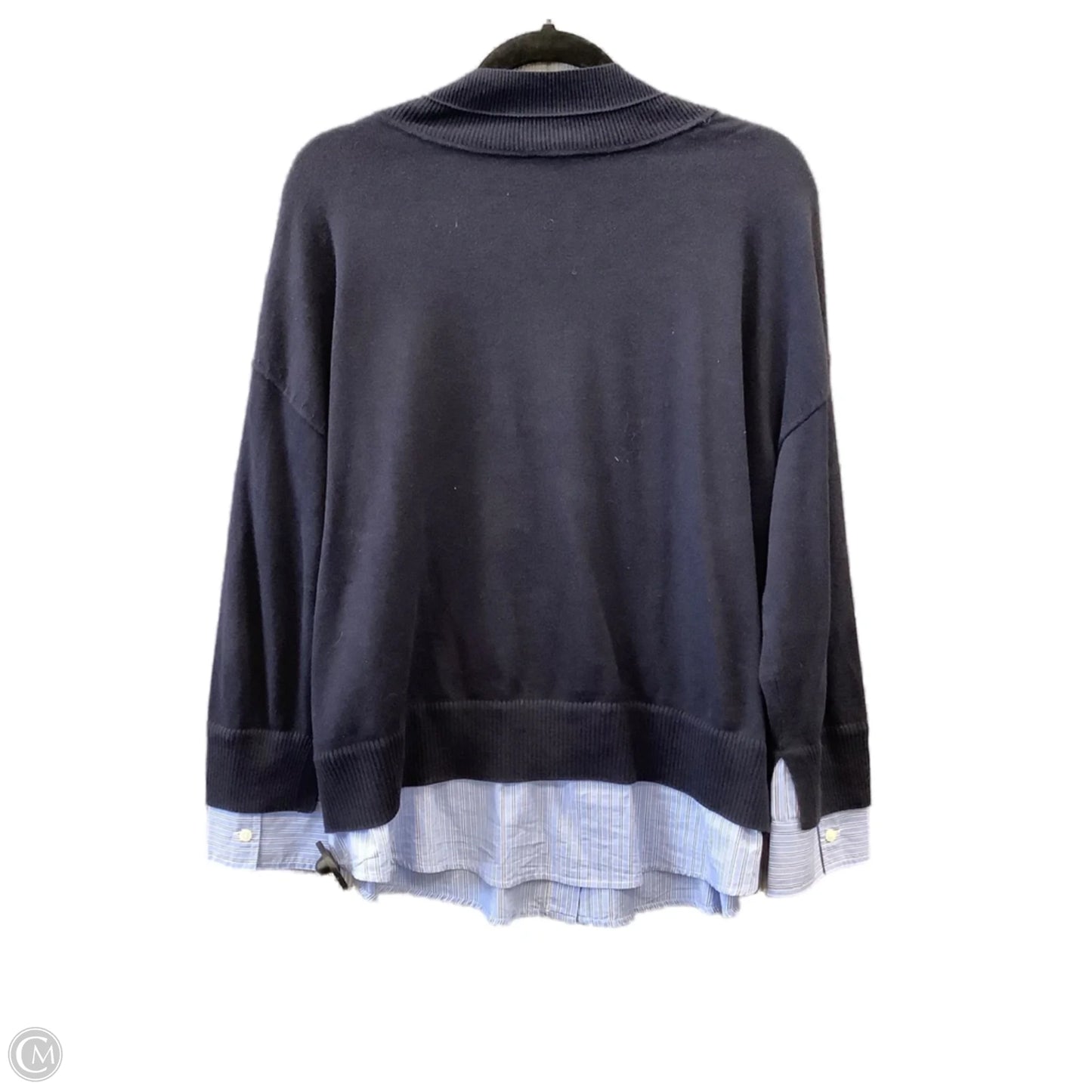 Sweater By Talbots In Navy, Size: 1x