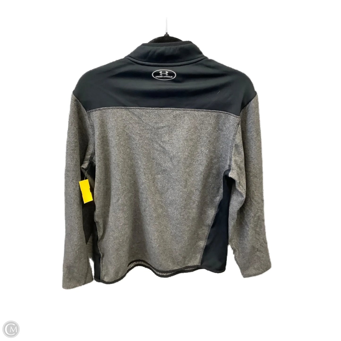 Athletic Sweatshirt Collar By Under Armour In Grey, Size: M