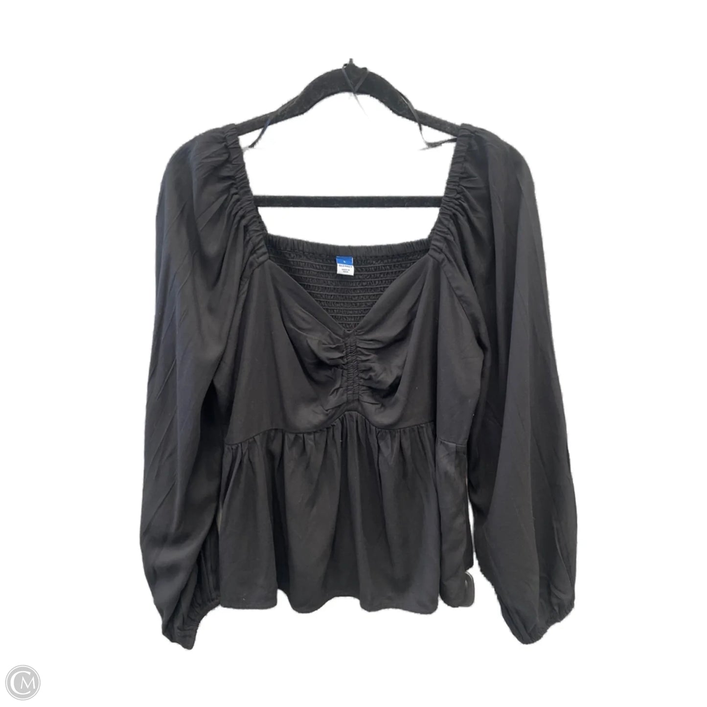 Top Long Sleeve By Old Navy In Black, Size: L