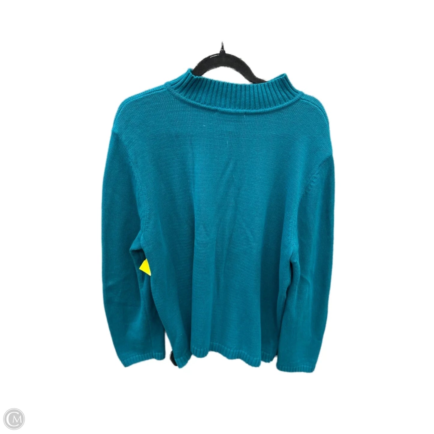 Sweater By Cj Banks In Teal, Size: 1x