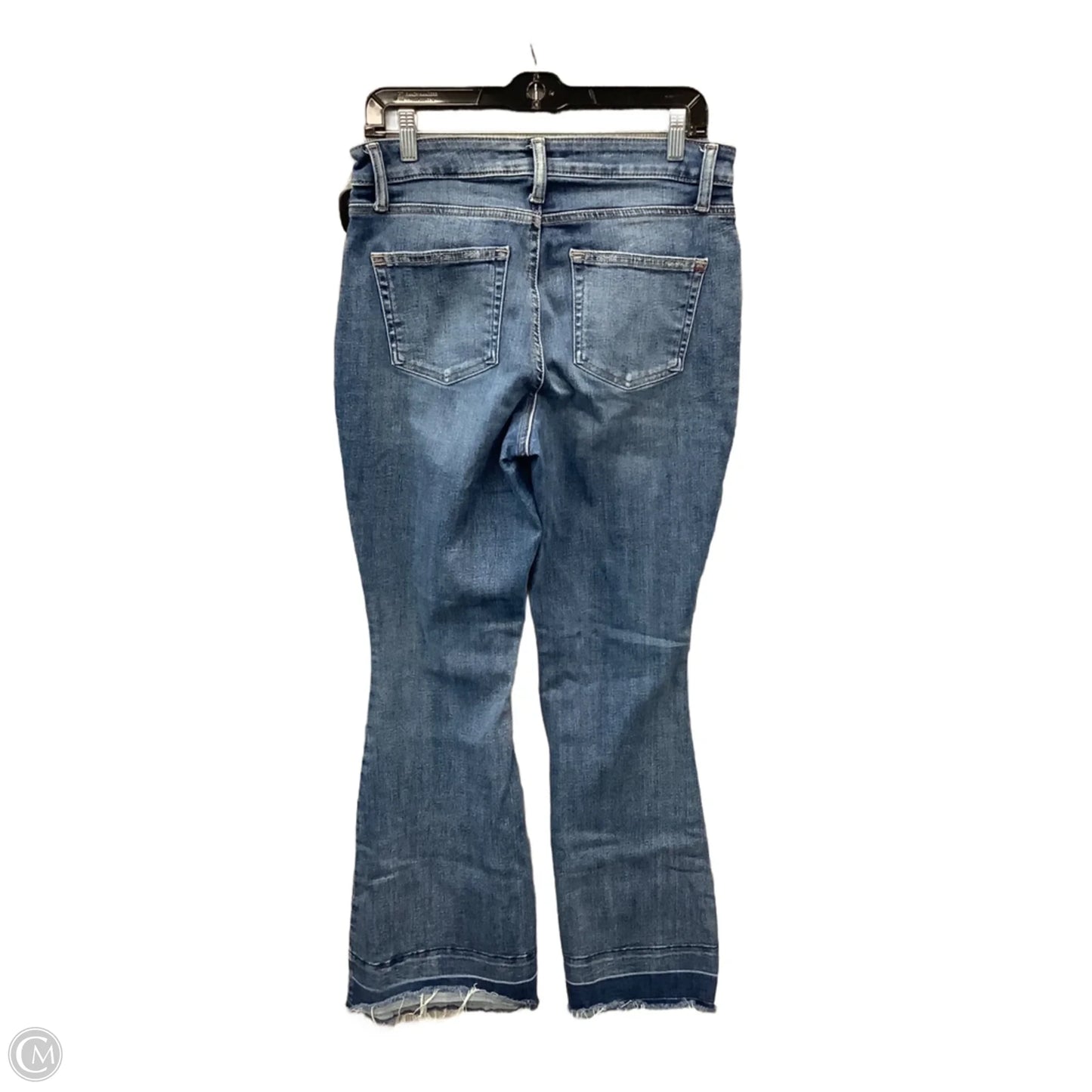 Jeans Flared By Edgely In Blue Denim, Size: 12
