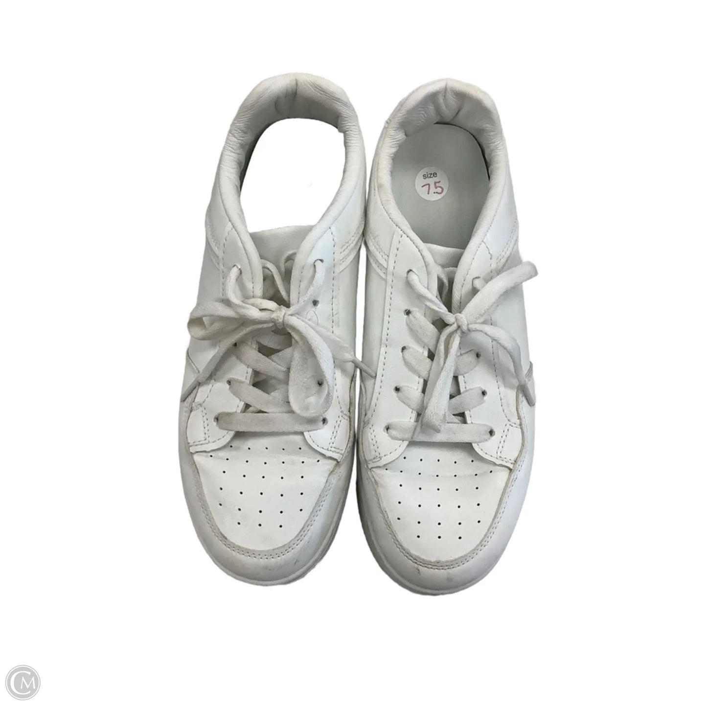 Shoes Sneakers By Cme In White, Size: 7.5