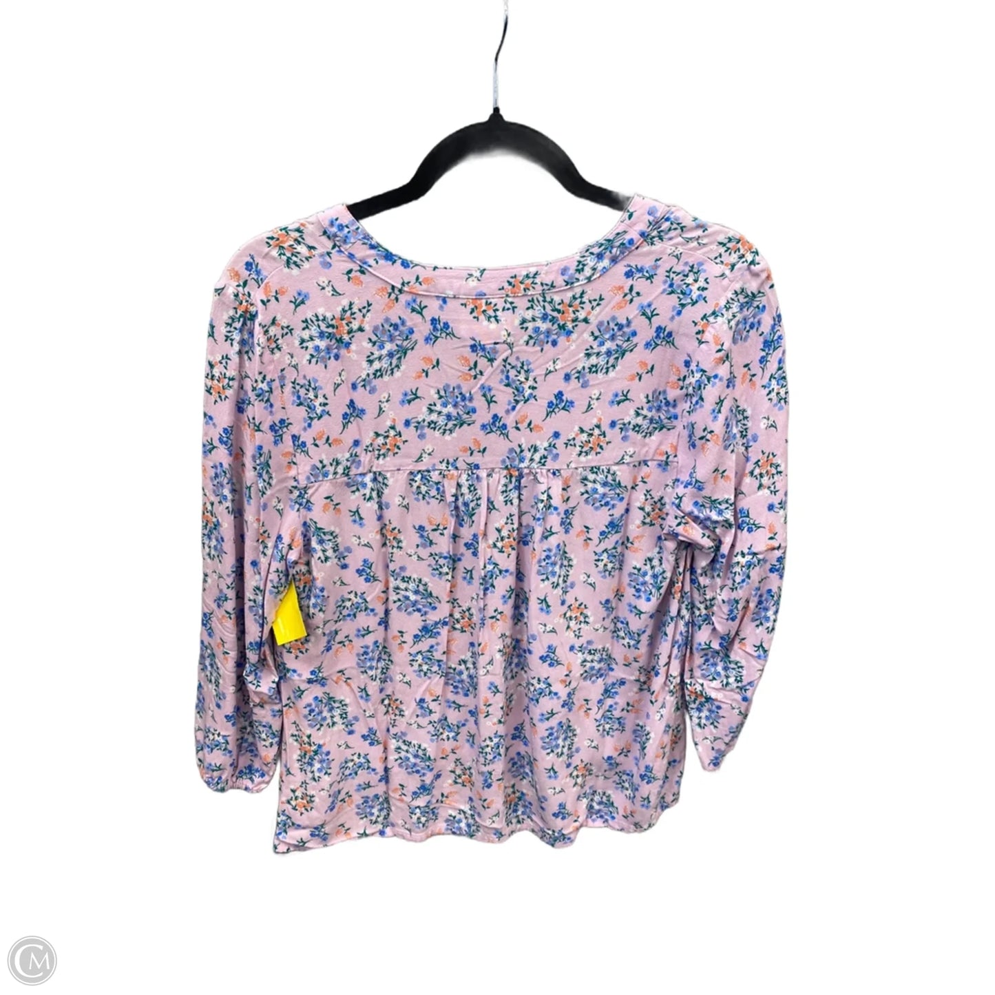 Top 3/4 Sleeve By St Johns Bay In Purple, Size: S