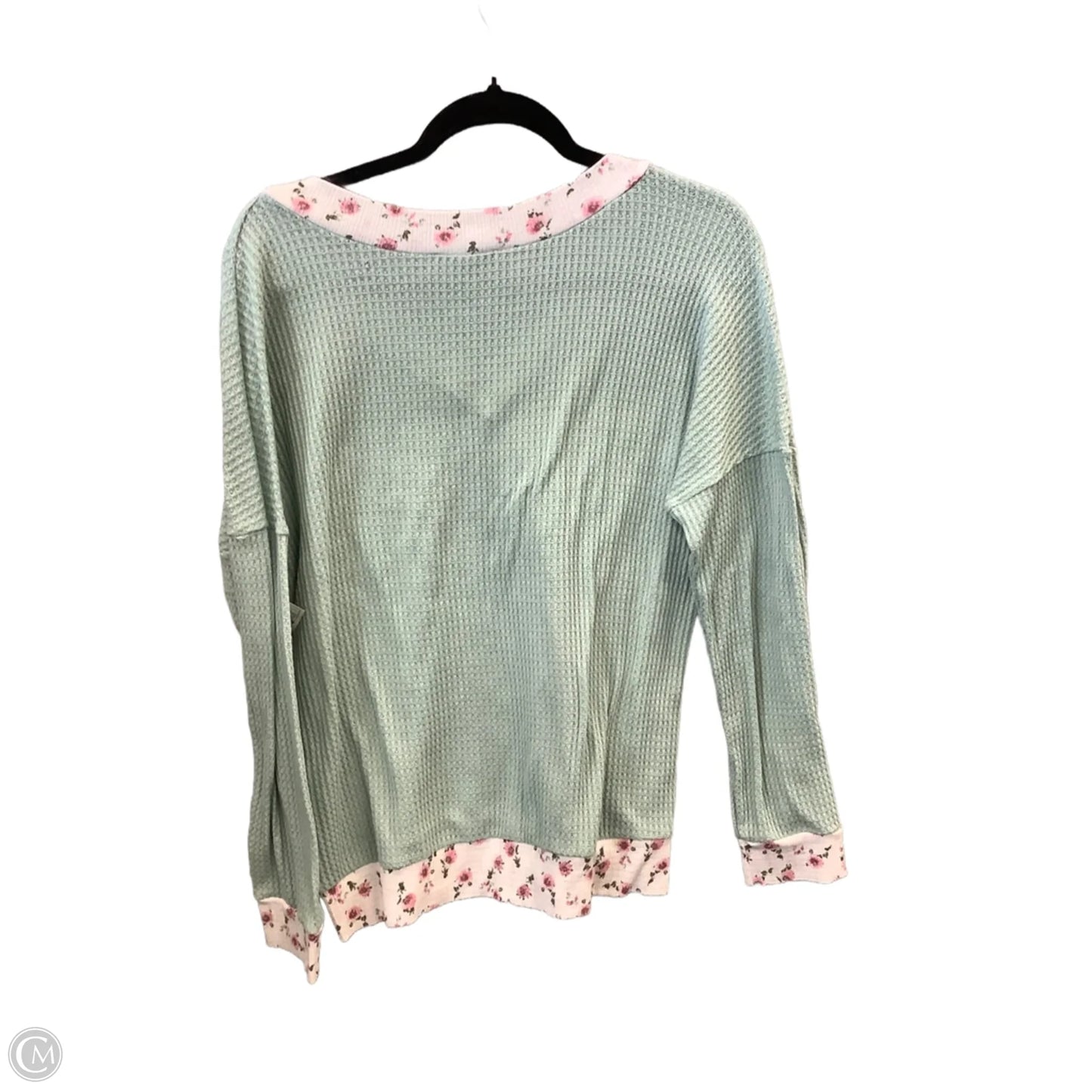 Top Long Sleeve By Ps Kate In Green, Size: M