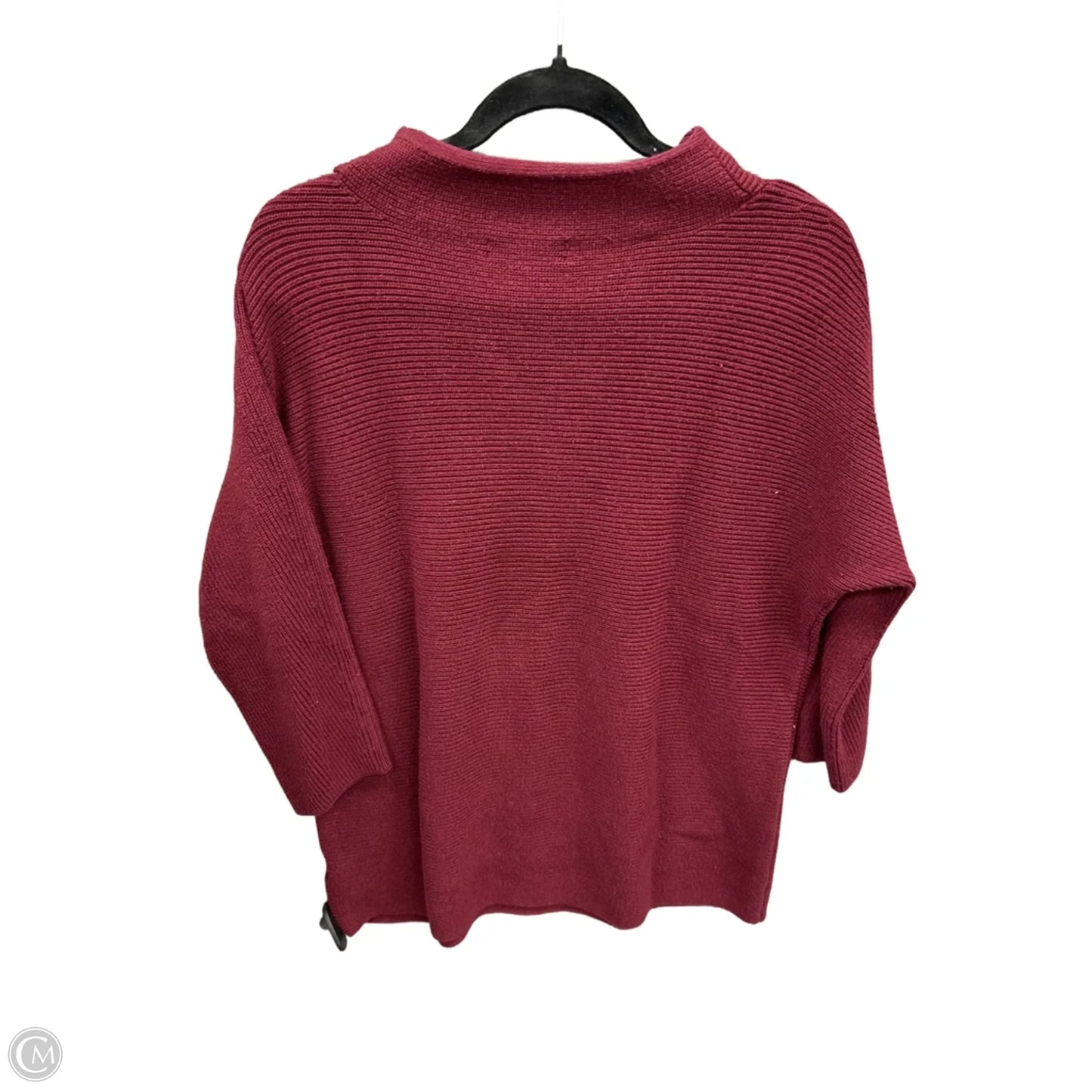 Sweater By Lands End In Maroon, Size: Lp