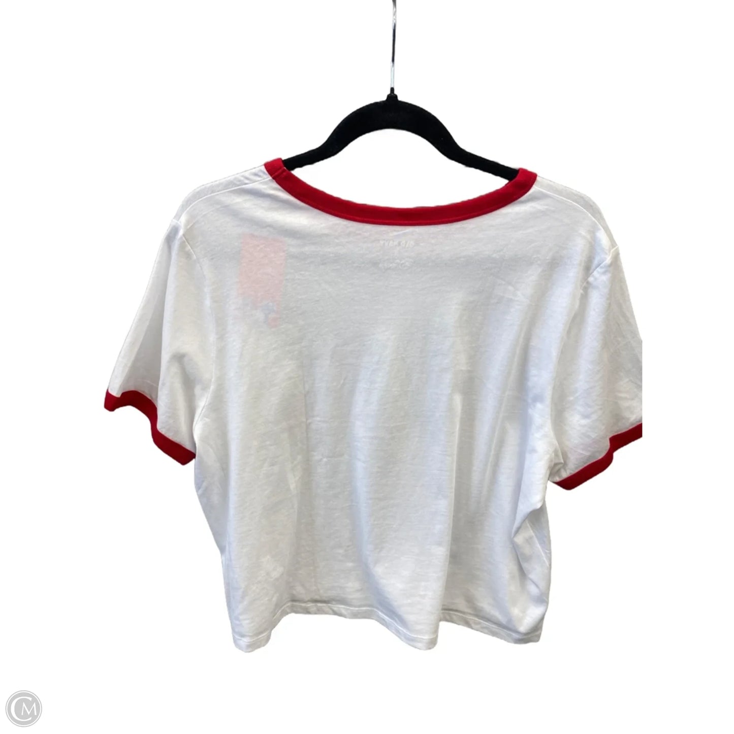 Top Short Sleeve By Old Navy In White, Size: L