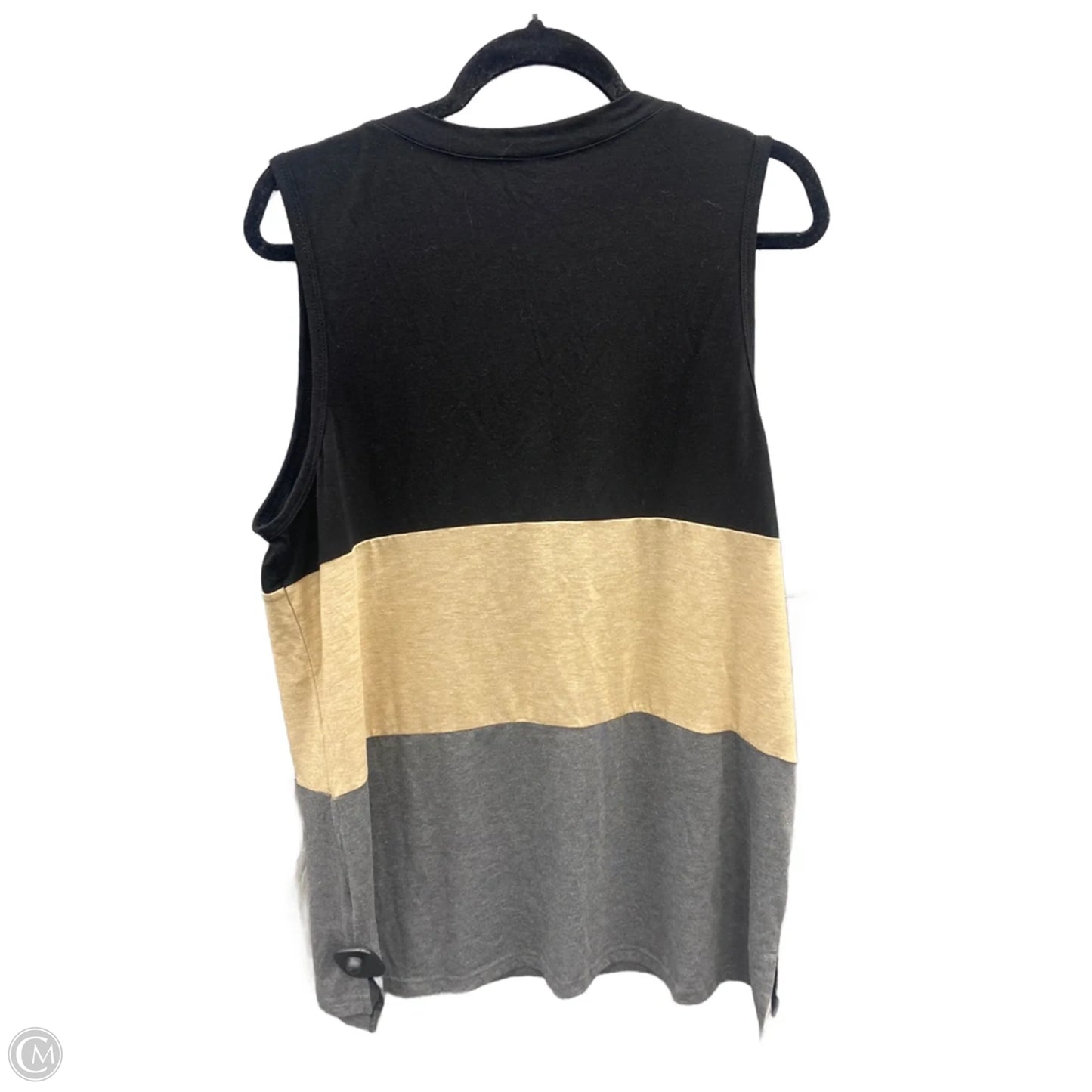 Top Sleeveless By Clothes Mentor In Black, Size: Xl