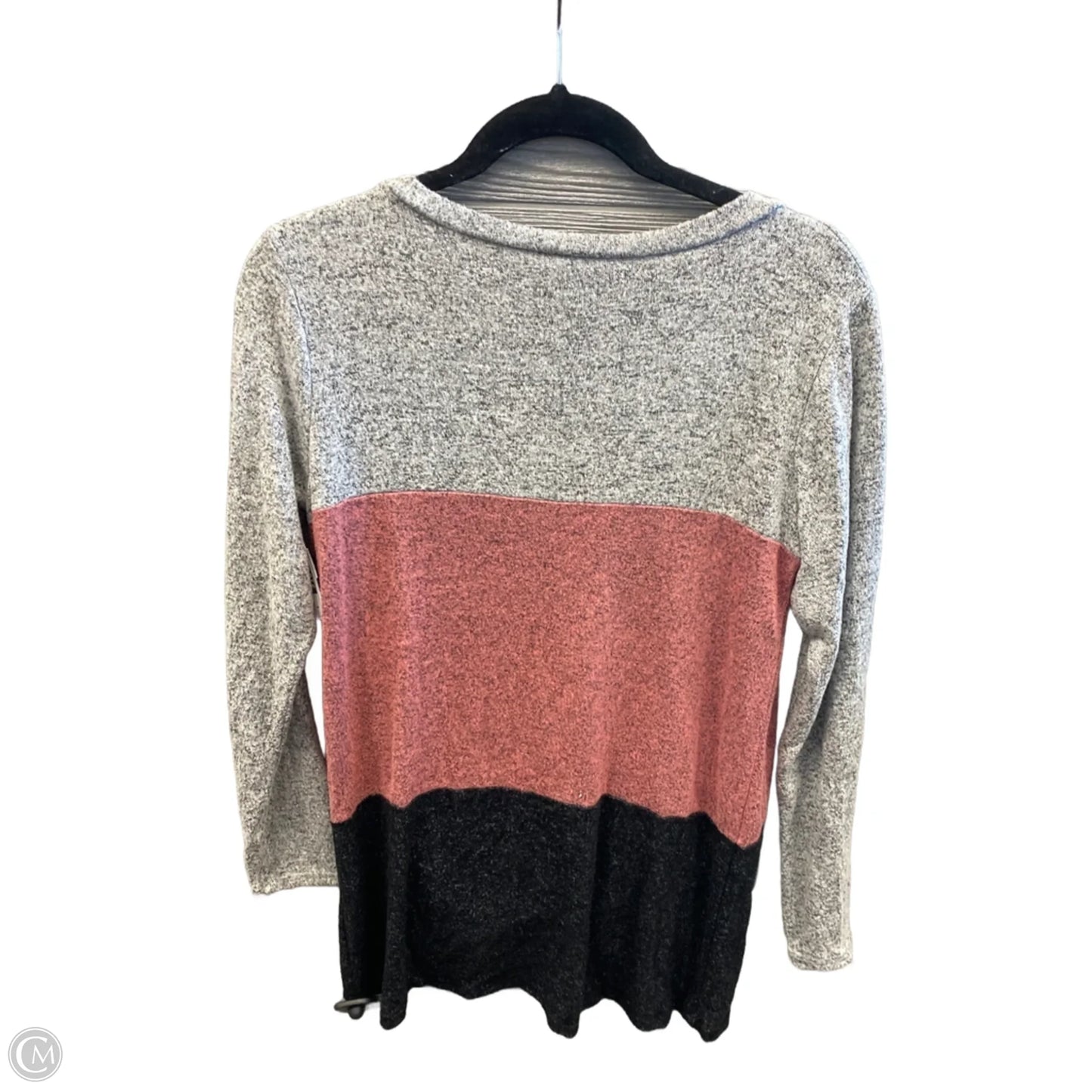 Top Long Sleeve By Clothes Mentor In Grey, Size: S