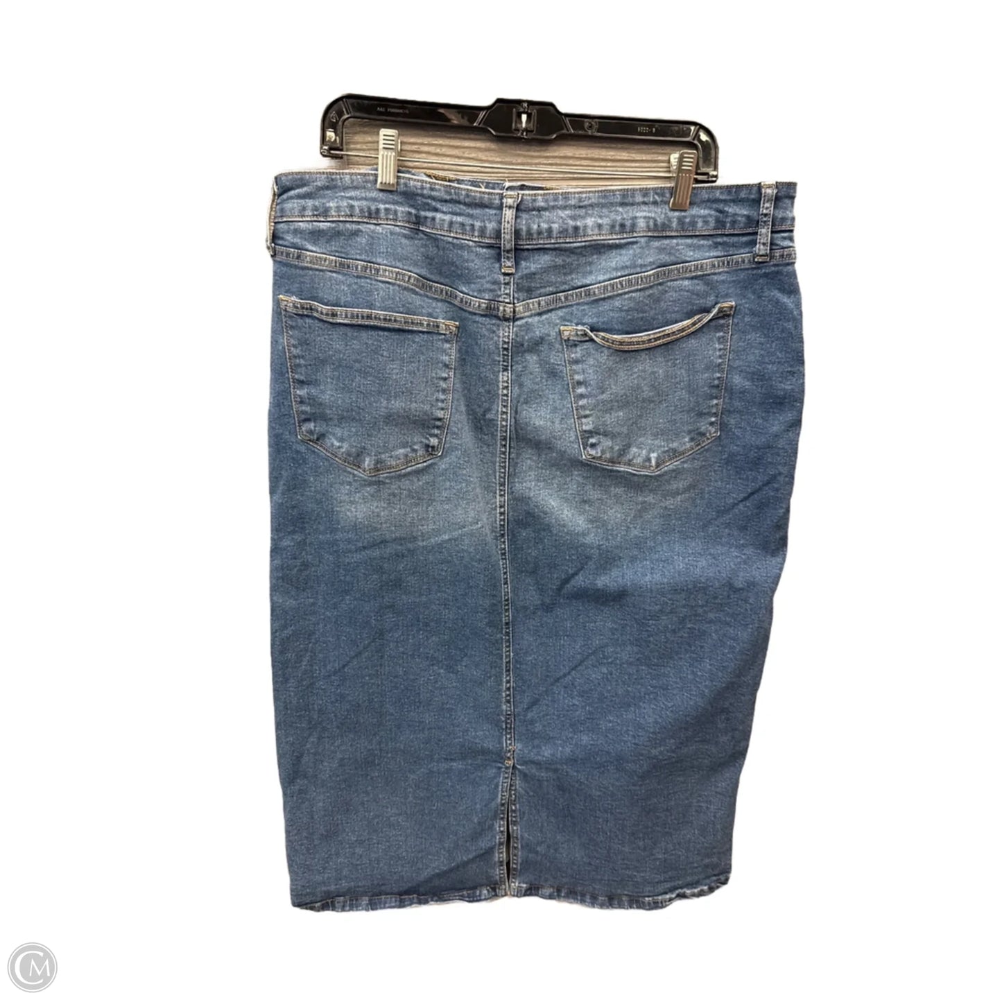 Skirt Midi By Sonoma In Blue Denim, Size: 16