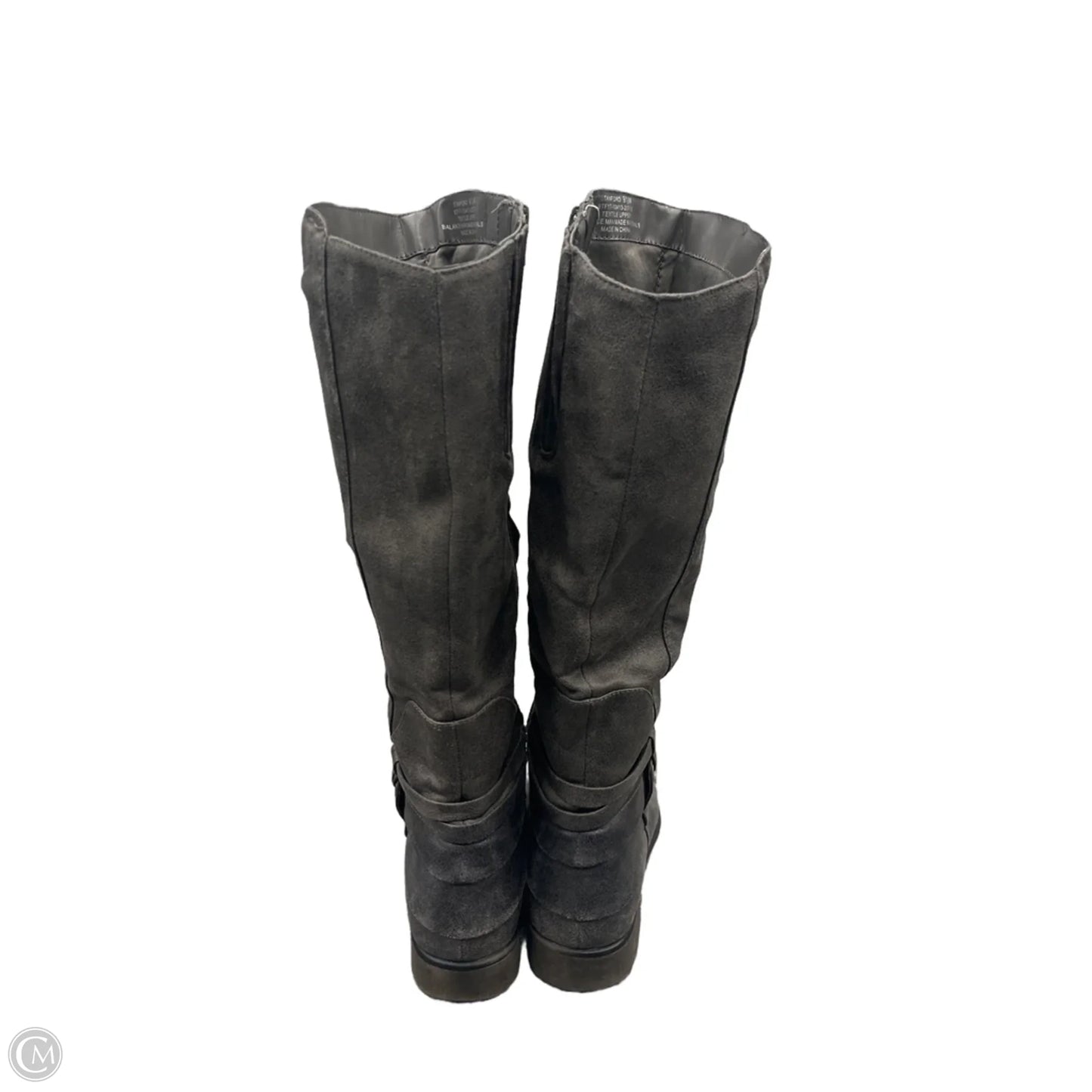 Boots Knee Flats By Bare Traps In Grey, Size: 9.5