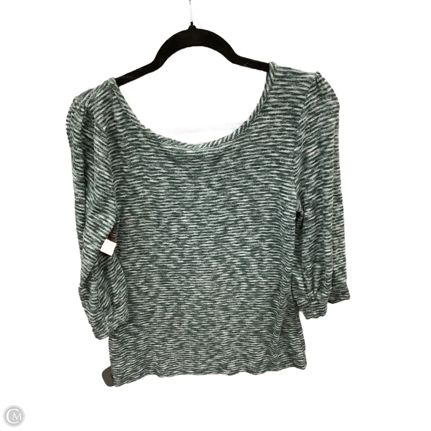 Top 3/4 Sleeve By Final Touch In Green, Size: M
