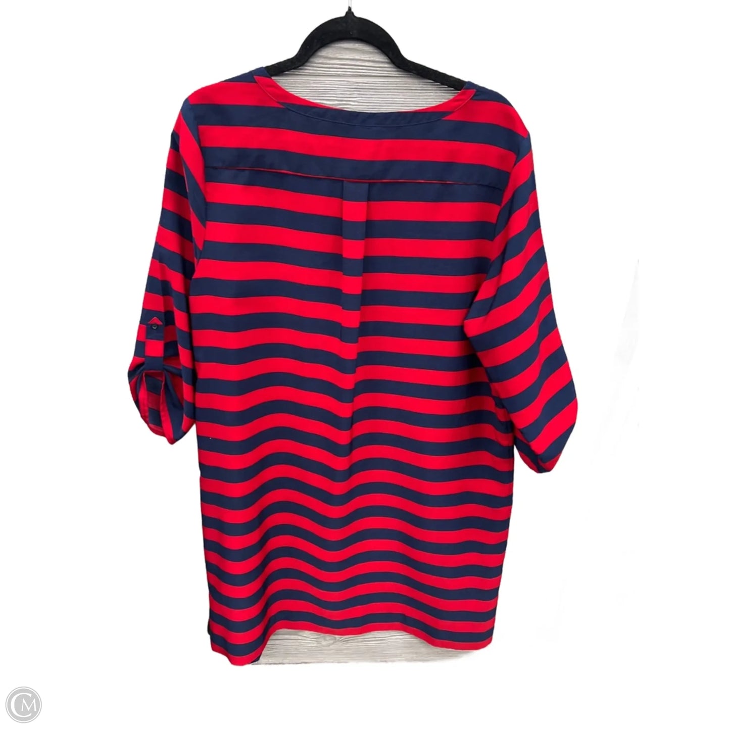 Dress Casual Midi By Gap In Blue & Red, Size: Xl