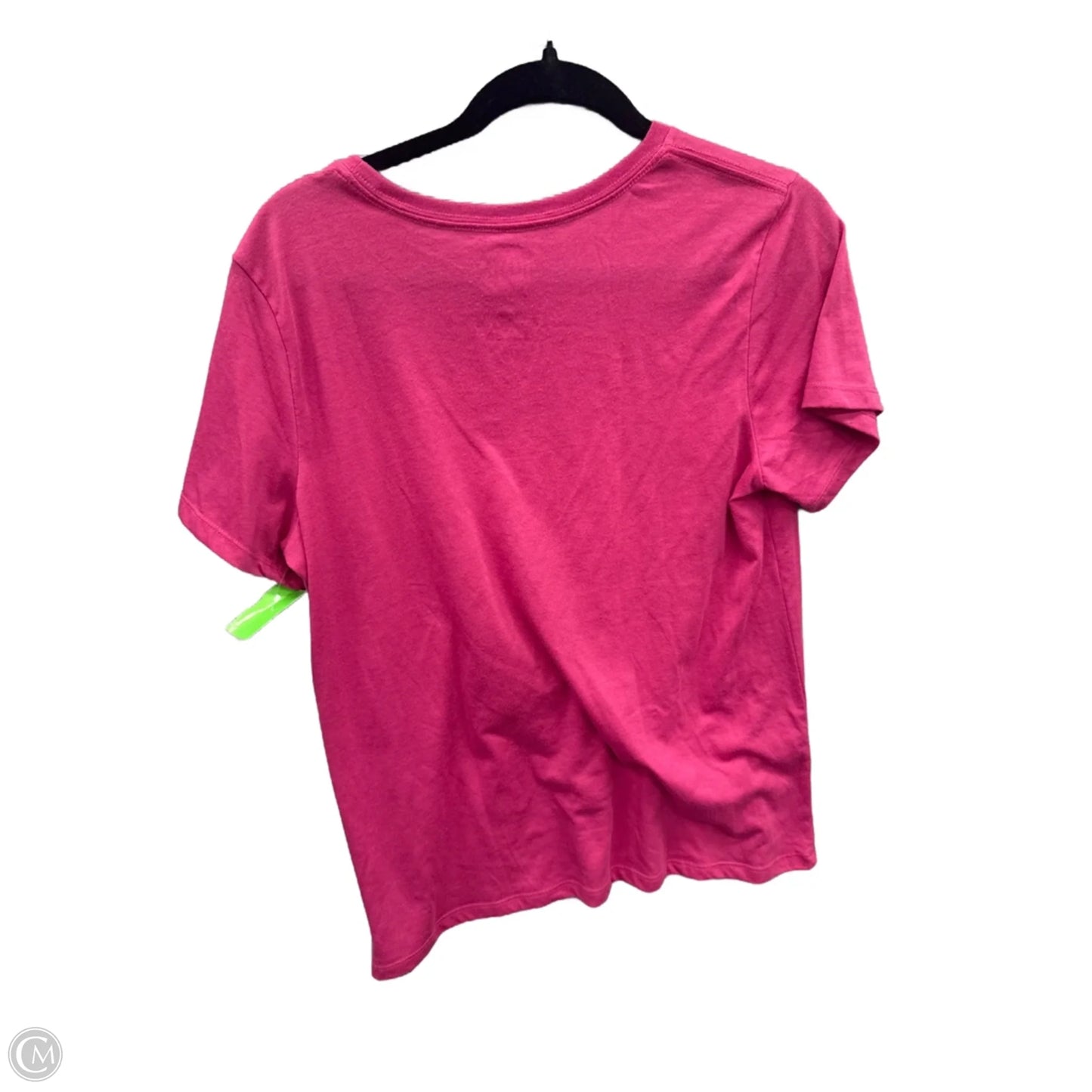Top Short Sleeve By Home Free In Pink, Size: L