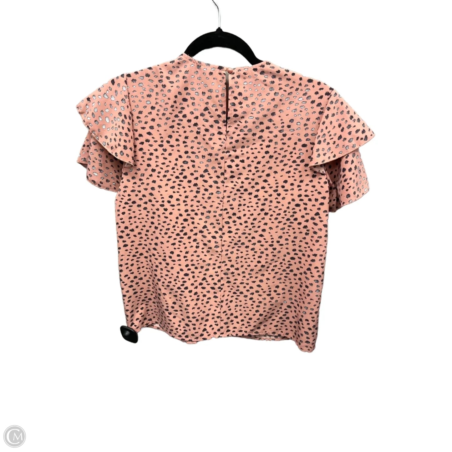Top Short Sleeve By Cmf In Pink, Size: S