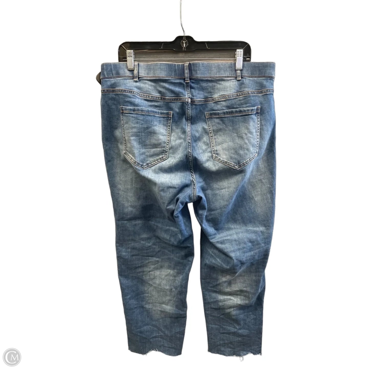 Jeans Straight By J. Jill In Blue Denim, Size: 18