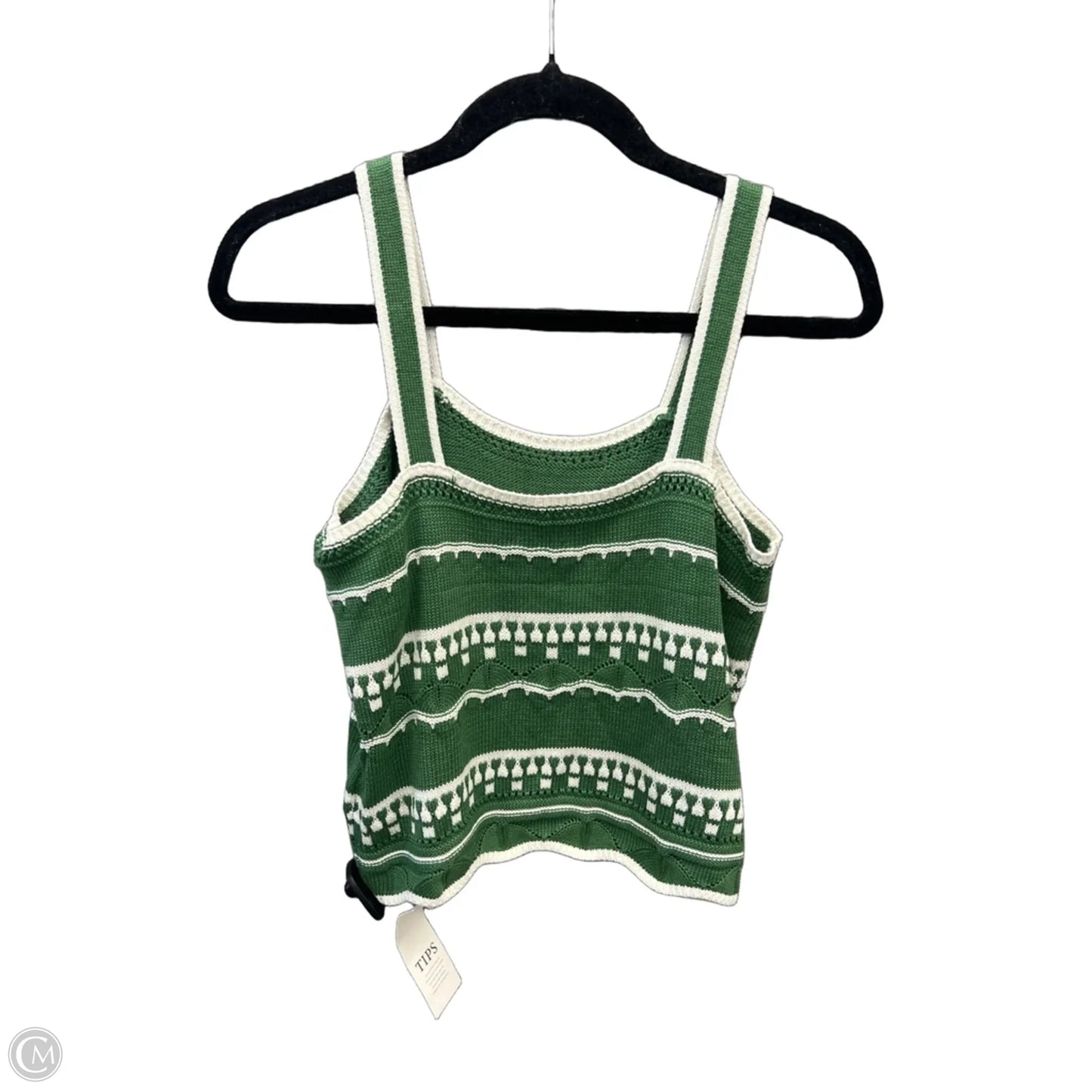 Top Sleeveless By Clothes Mentor In Green, Size: S