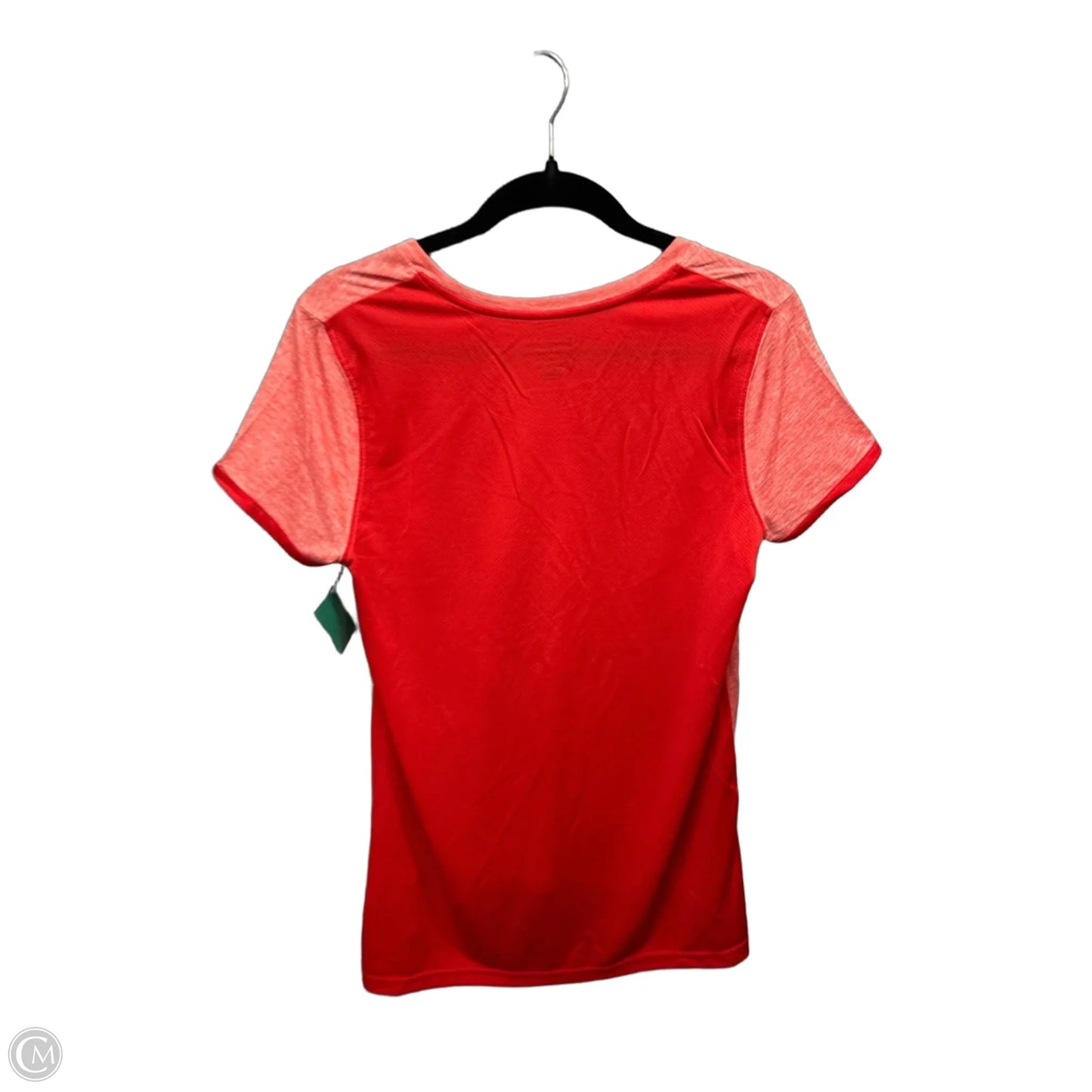 Athletic Top Short Sleeve By Champion In Red, Size: M