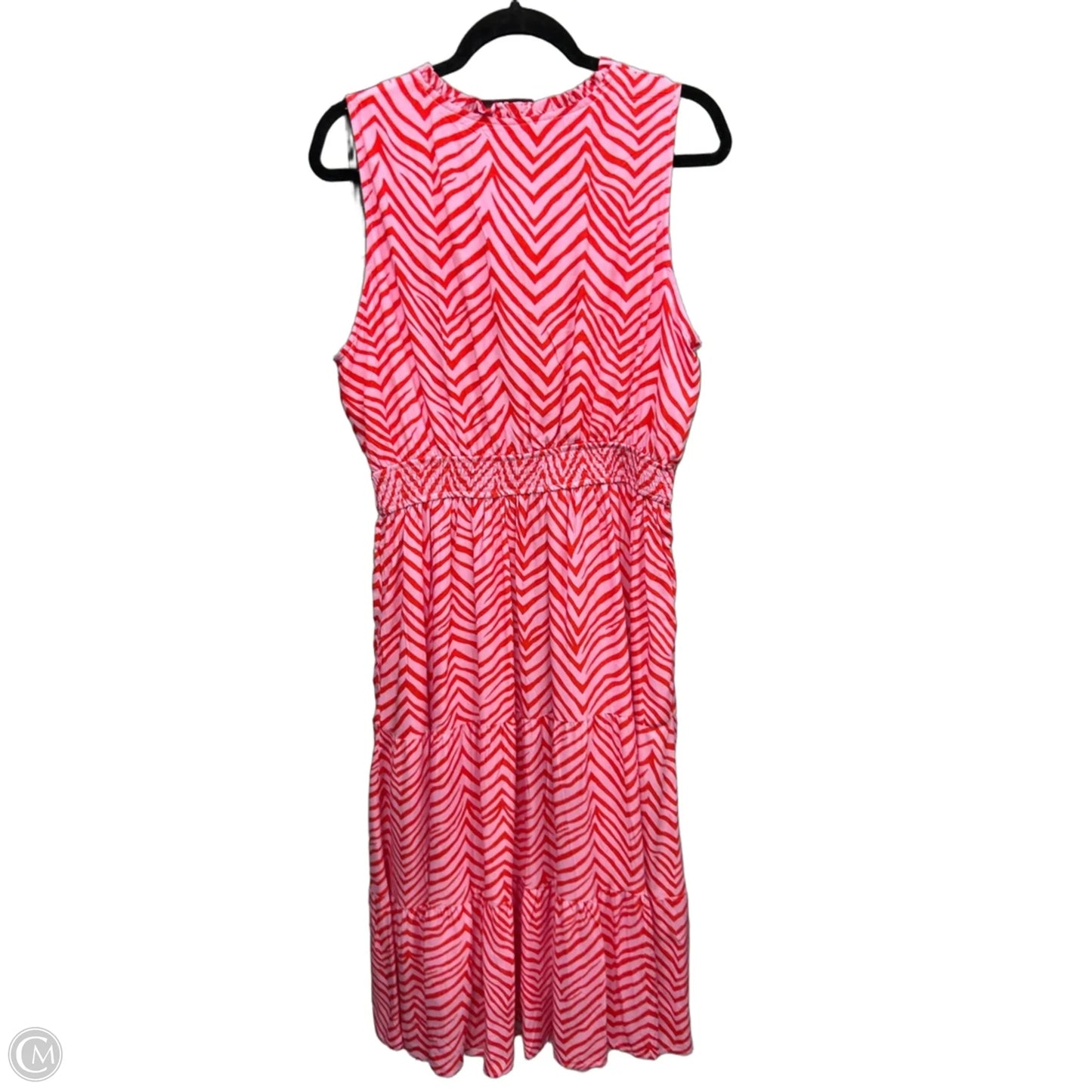 Dress Casual Maxi By Prettygarden In Pink & Red, Size: L