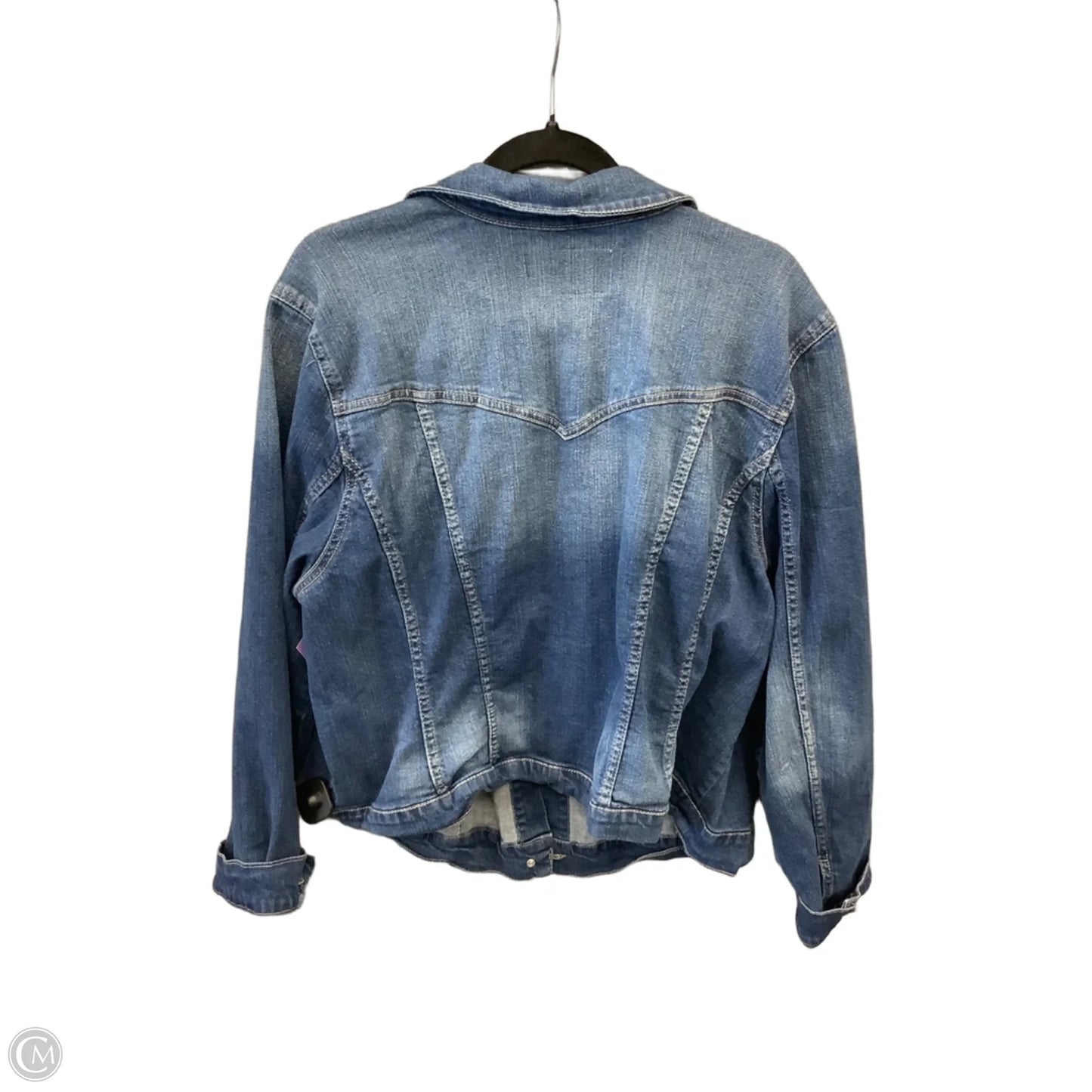 Jacket Denim By Jessica Simpson In Blue Denim, Size: 3x